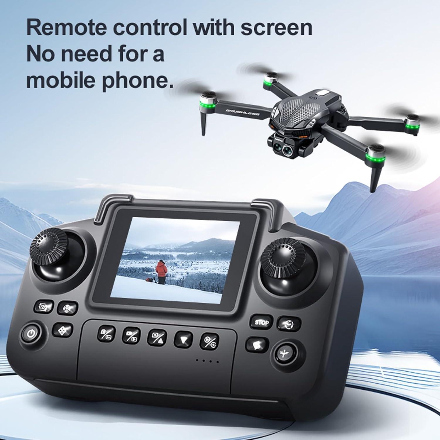 Drone S168 Elecci con Controlador Pantalla 1080P HD 2 Baterías