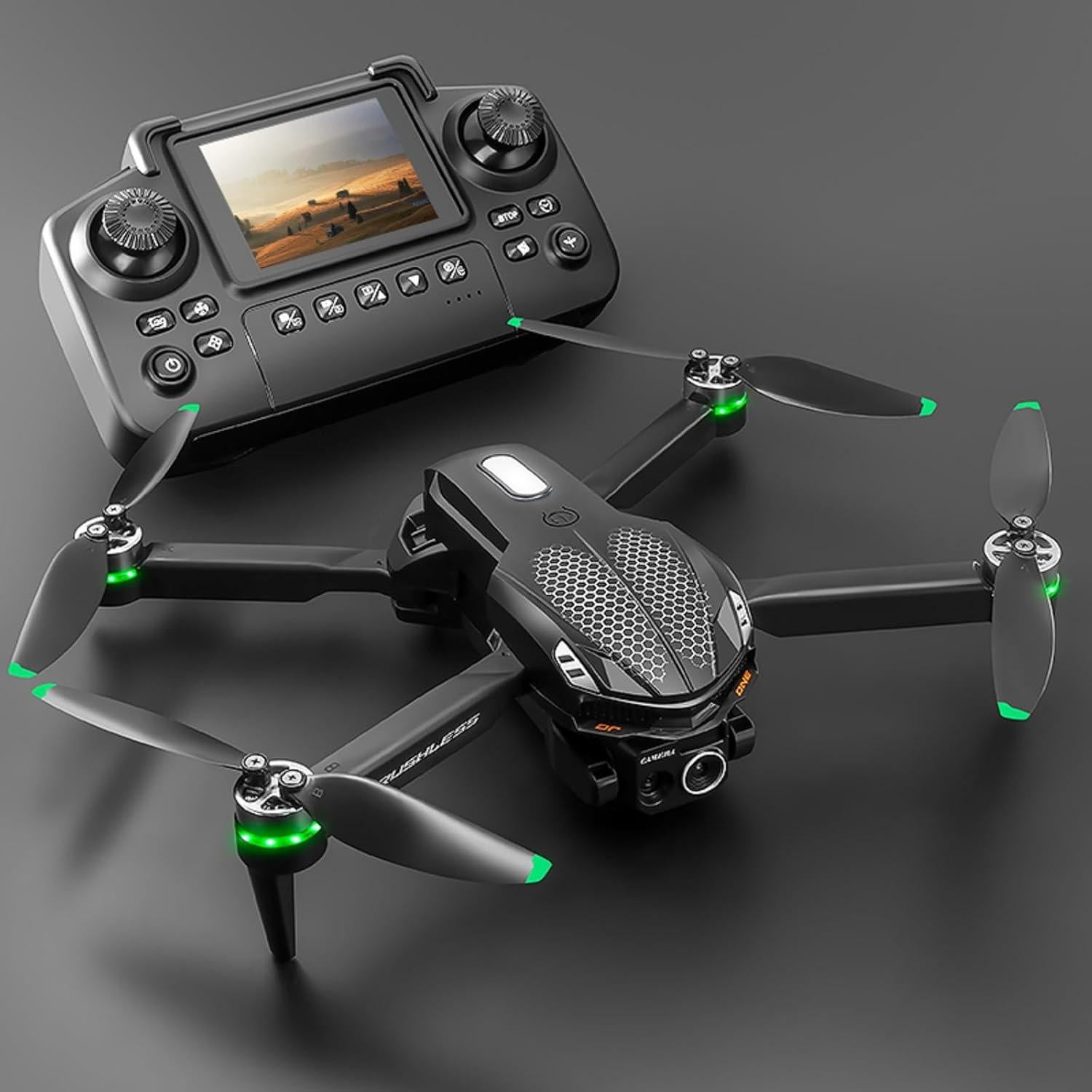 Drone S168 Elecci con Controlador Pantalla 1080P HD 2 Baterías