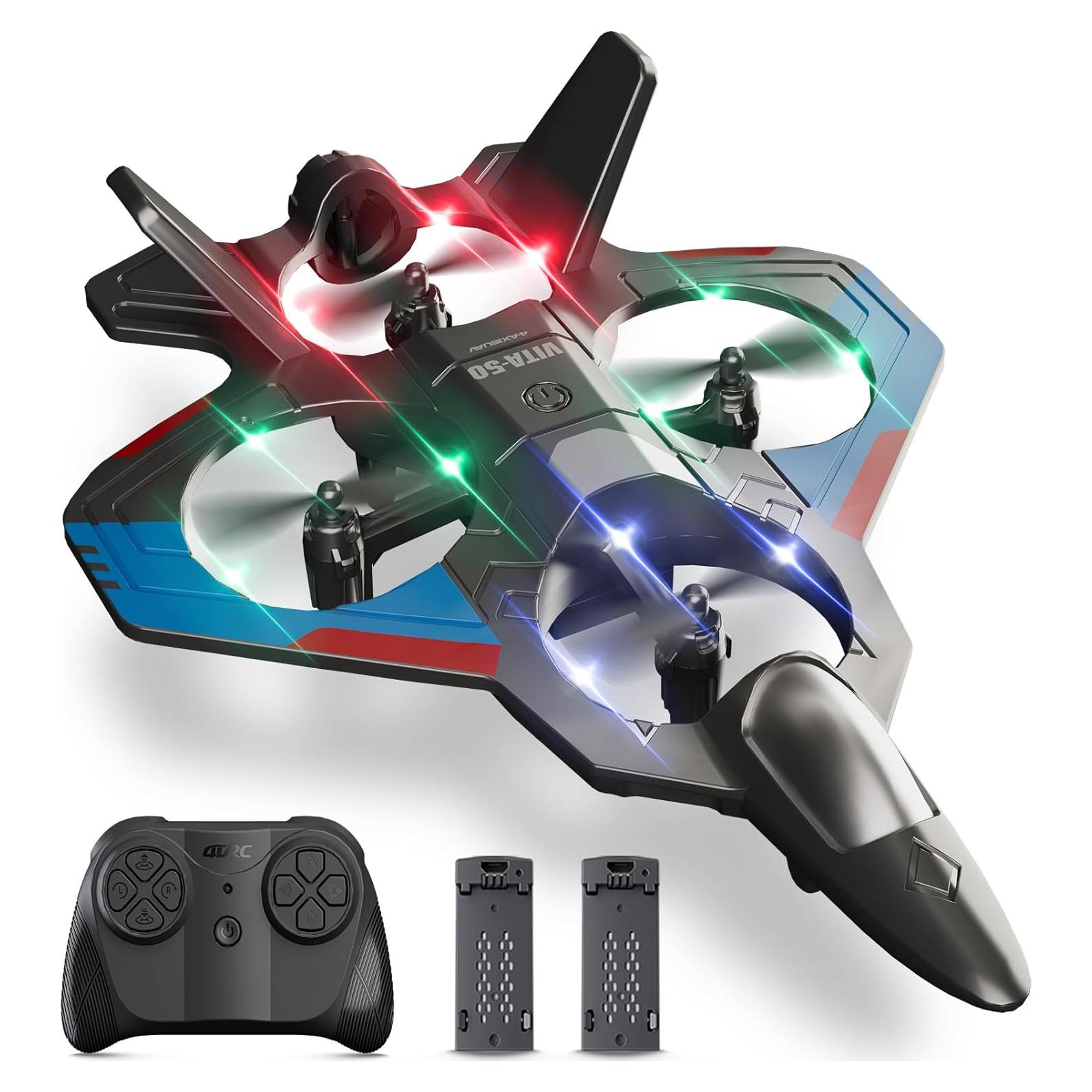 Avión de Control Remoto 4DRC V50 para Niños y Adultos - Vuelo 360°