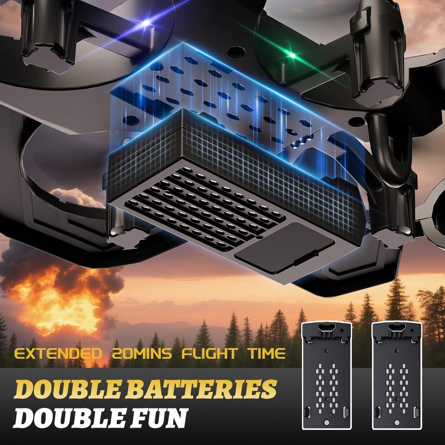 Avión de Control Remoto 4DRC V50 para Niños y Adultos - Vuelo 360°