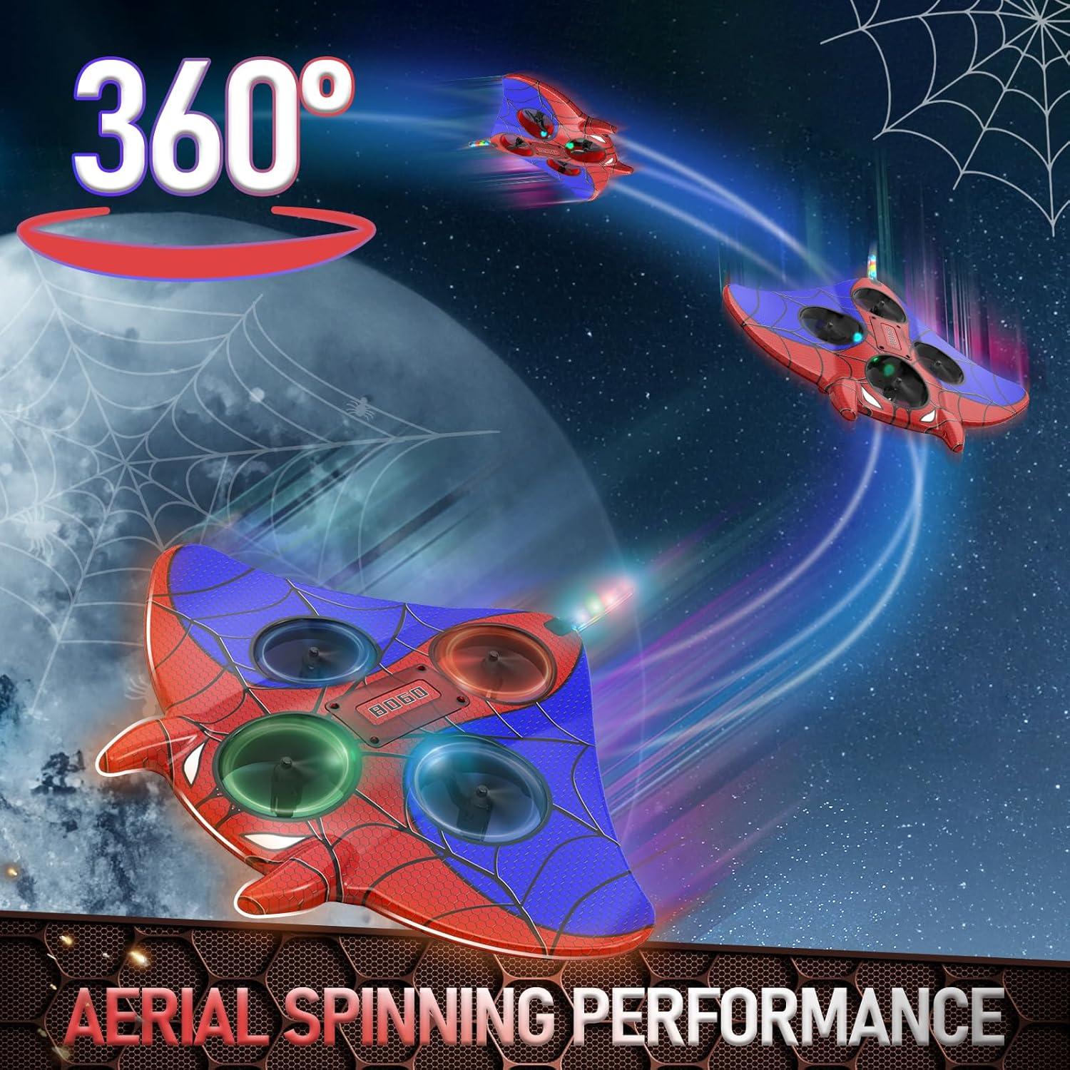 Avión RC de Espuma IOEDHW 2.4GHz con Luz LED 4 Canales