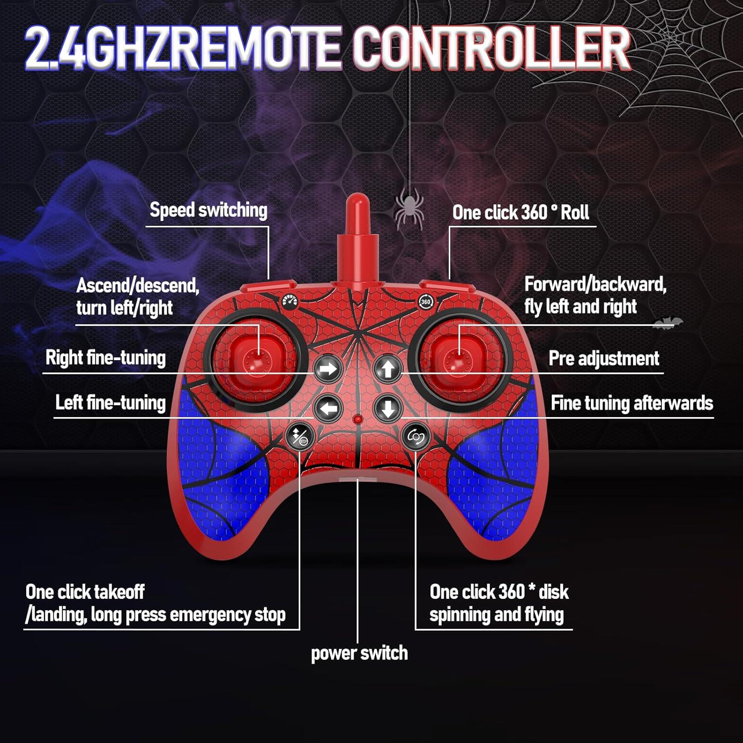 Avión RC de Espuma IOEDHW 2.4GHz con Luz LED 4 Canales