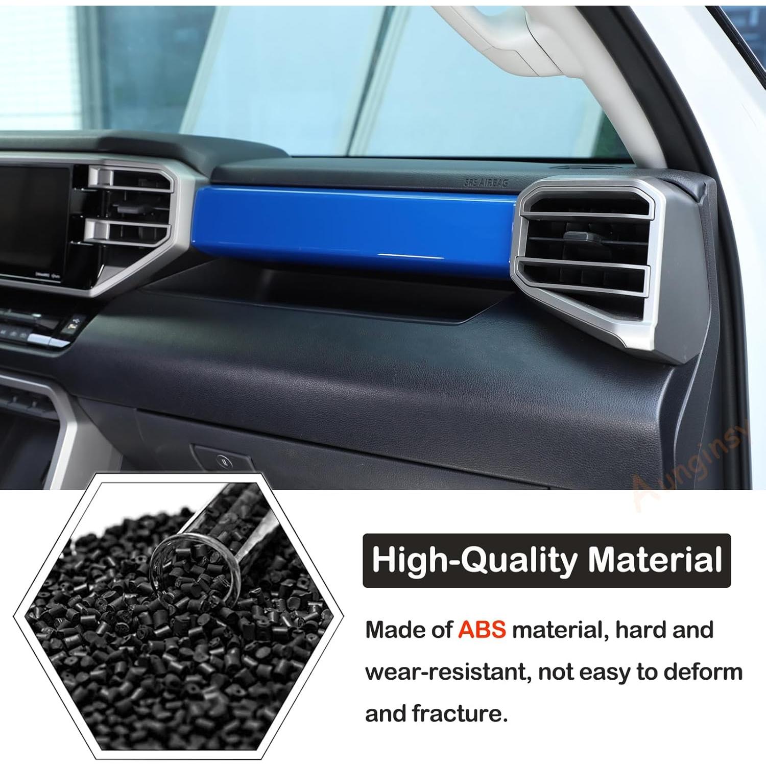 Cubierta Panel Central Aunginsy para Toyota Tundra/Sequoia 2022-2025 Azul