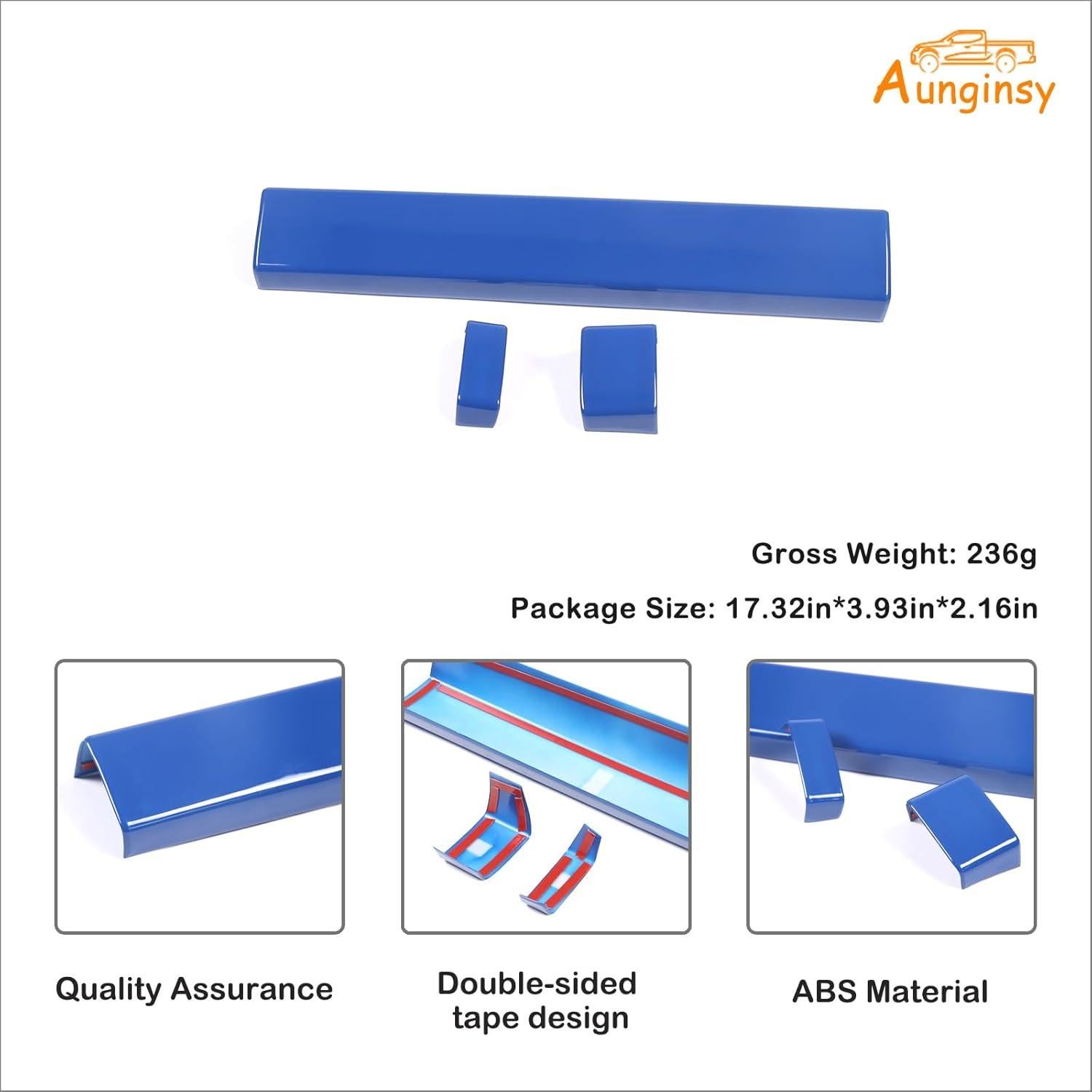 Cubierta Panel Central Aunginsy para Toyota Tundra/Sequoia 2022-2025 Azul