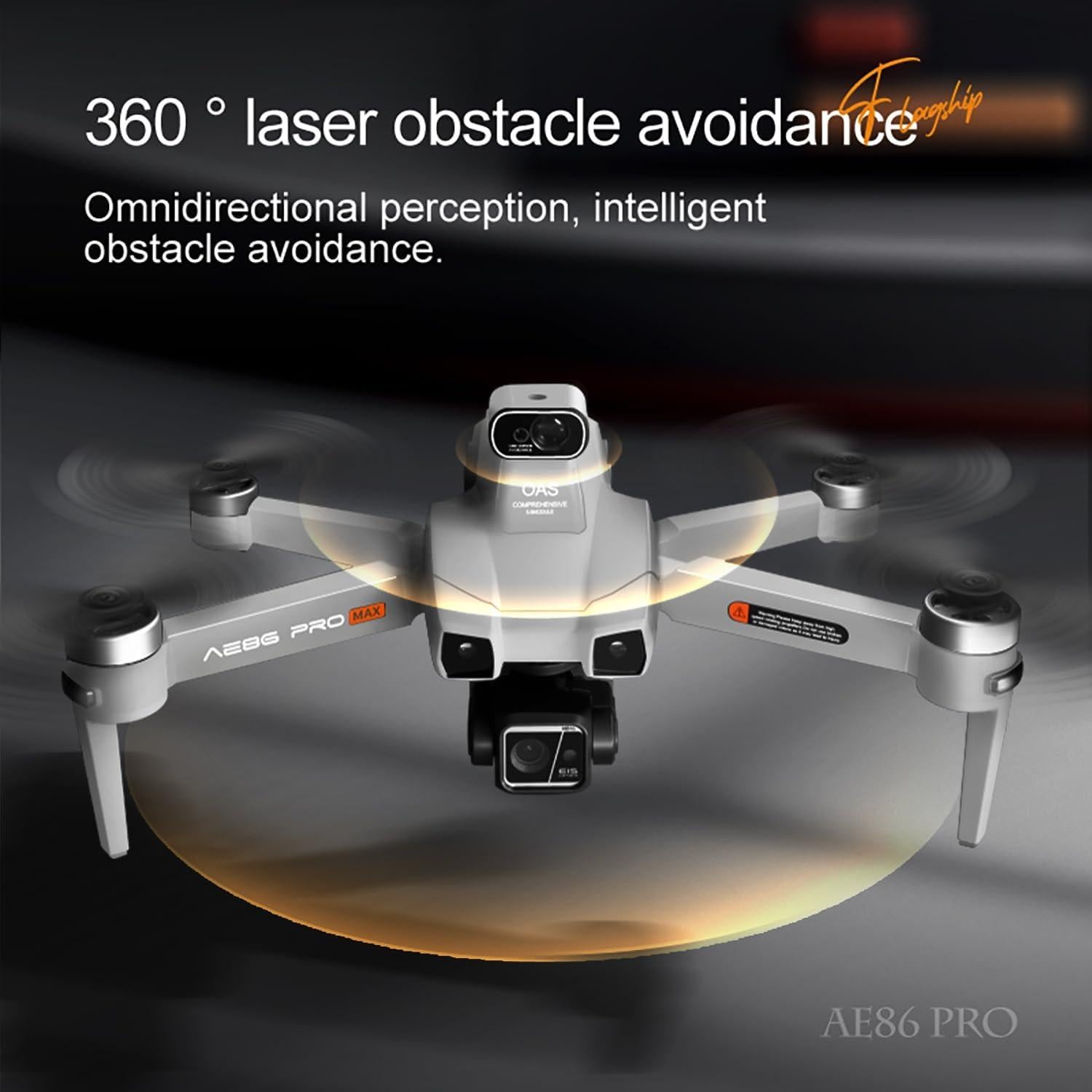 Dron Profesional Bingchat AE86 4K HD, Gimbal 3 Ejes, 82 Min