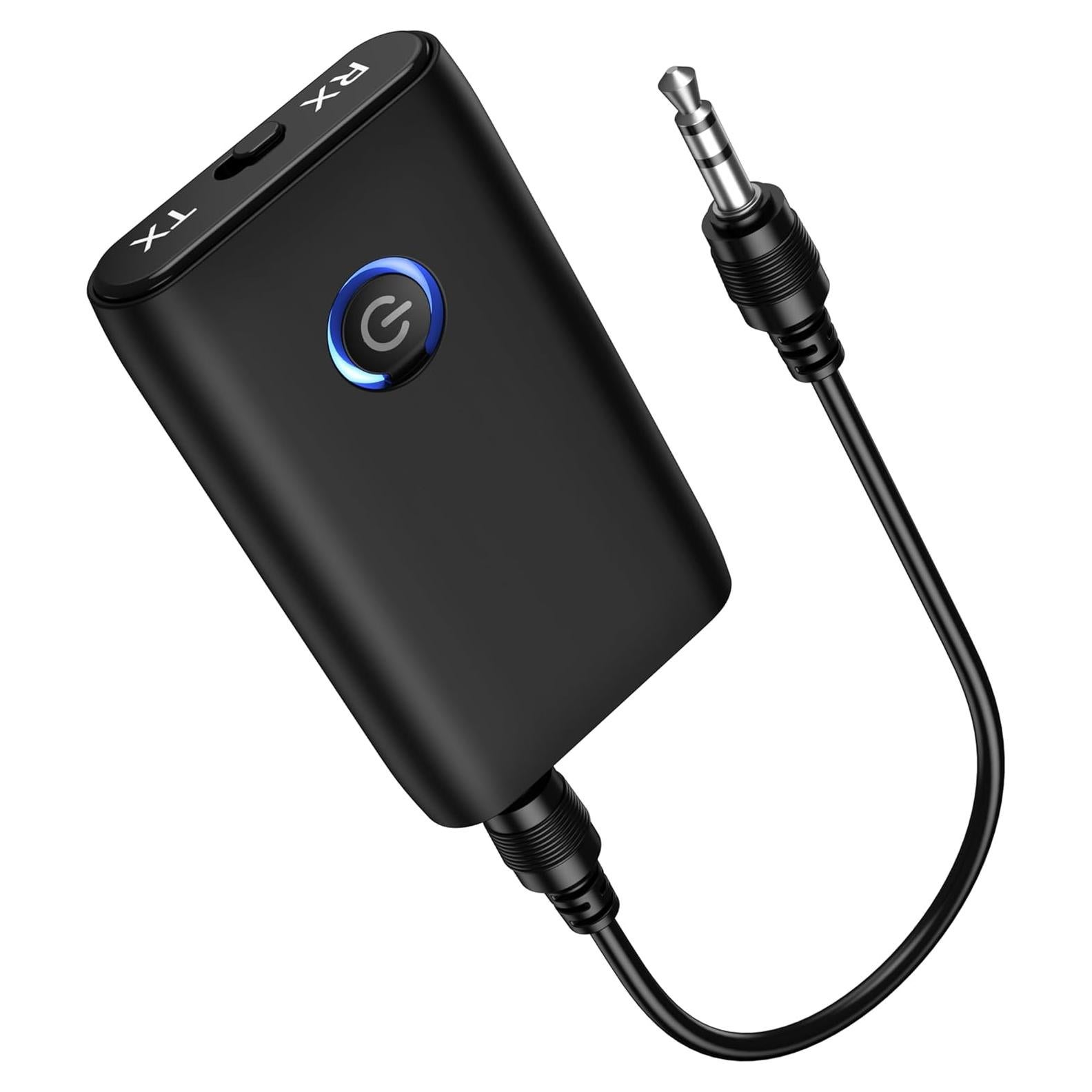 Adaptador Bluetooth 5.3 Ankilo para Coche - Receptor Aux Inalámbrico