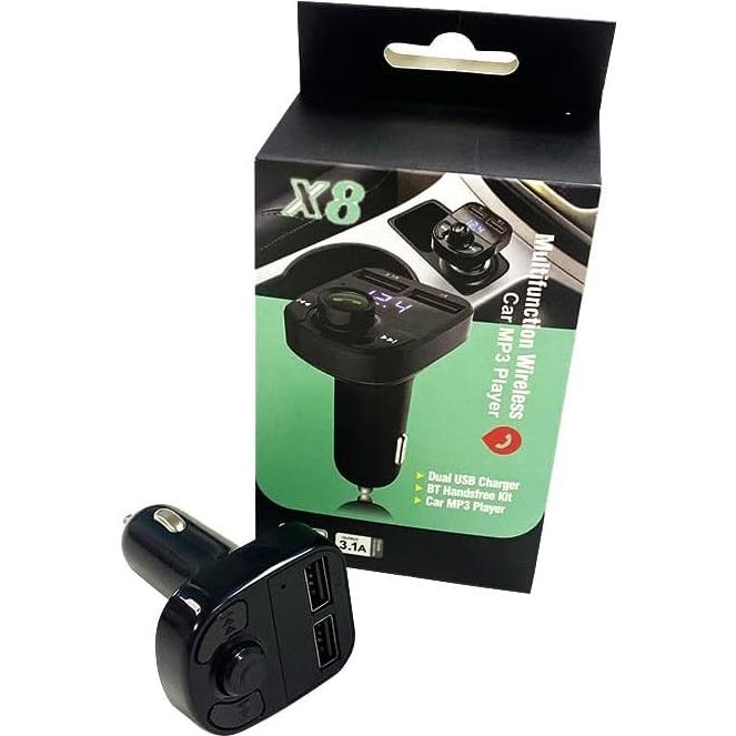 Transmisor FM Bluetooth Sk Super Store BT-300 con Cargador USB