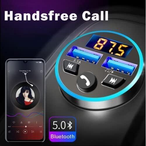 Transmisor FM Bluetooth 5.0 FANTIA con Cargador Doble USB