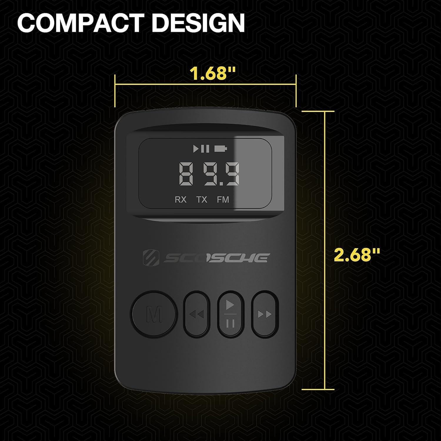Transmisor Receptor Bluetooth Scosche BTTRFM-SP1 Inalámbrico