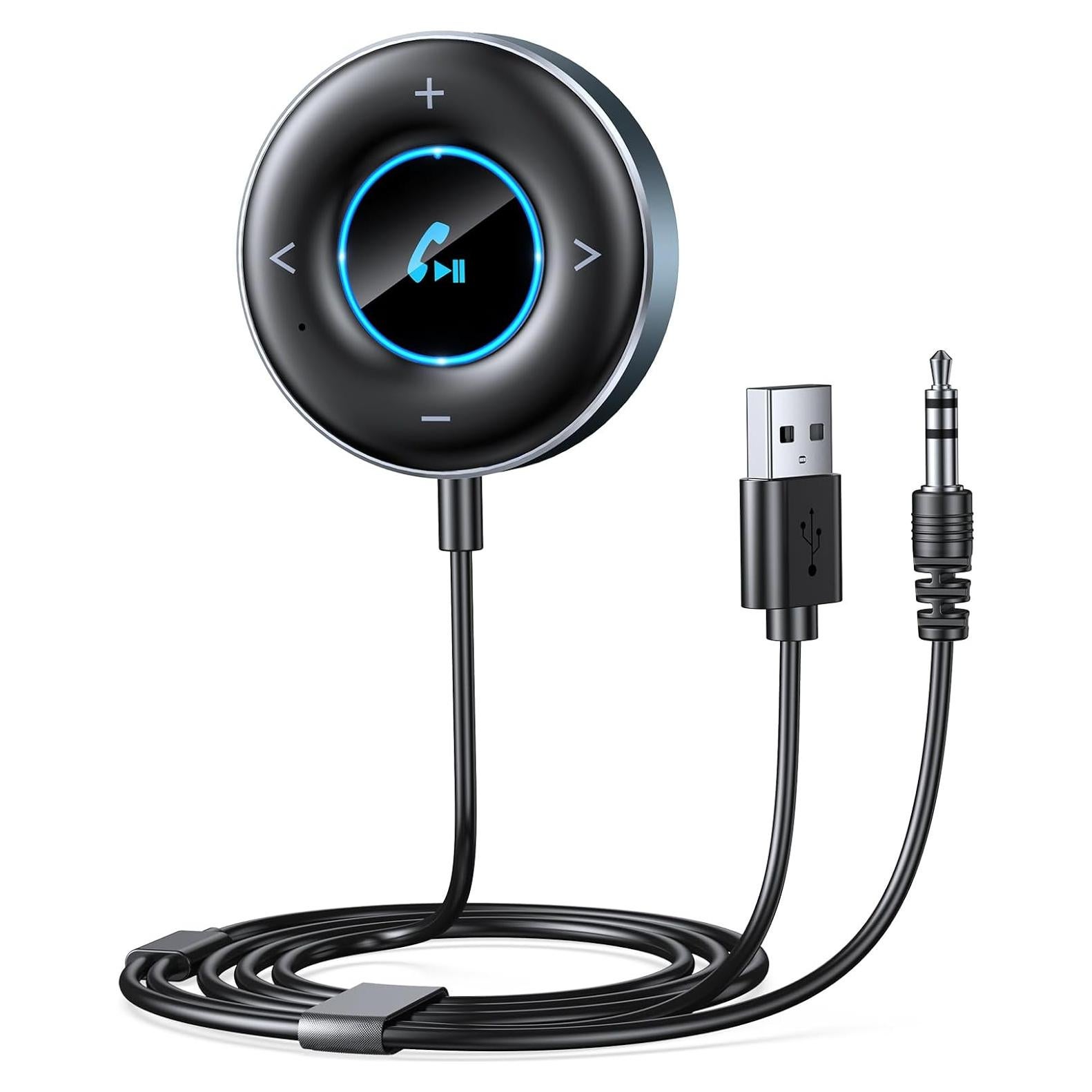 Adaptador Bluetooth 5.3 AUX RIWUSI para Coche 3.5mm