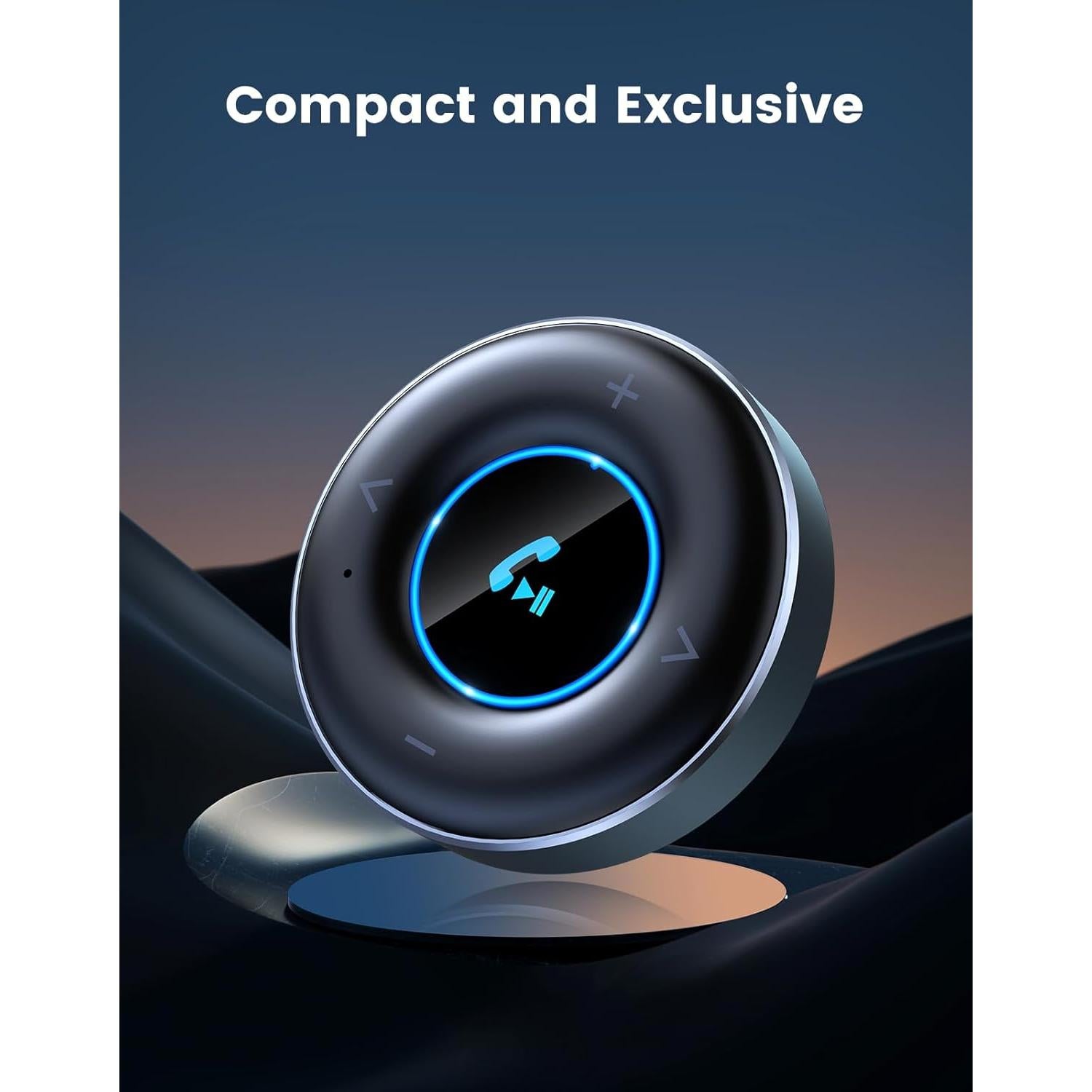 Adaptador Bluetooth 5.3 AUX RIWUSI para Coche 3.5mm