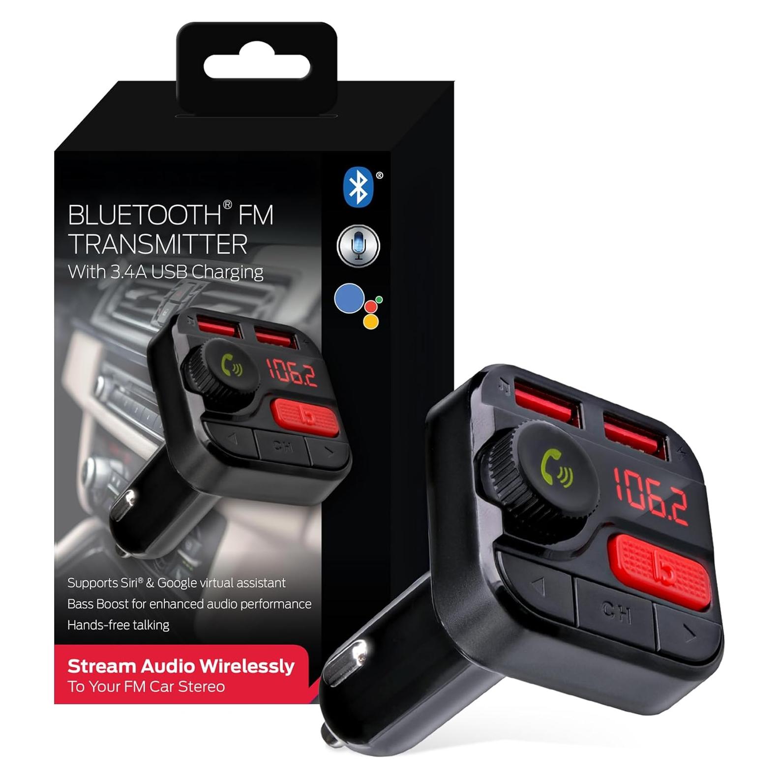 Transmisor FM Bluetooth Monster con 2 USB y refuerzo de graves