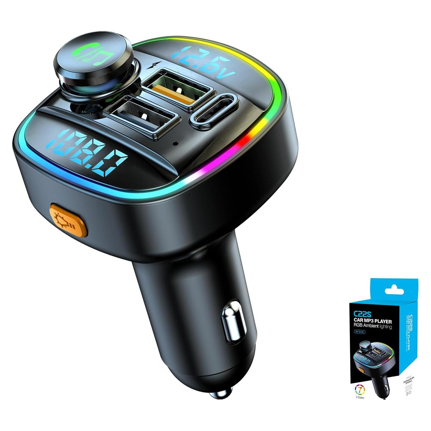 Adaptador Bluetooth USB C EAHOSUCC para coche FM 5.0