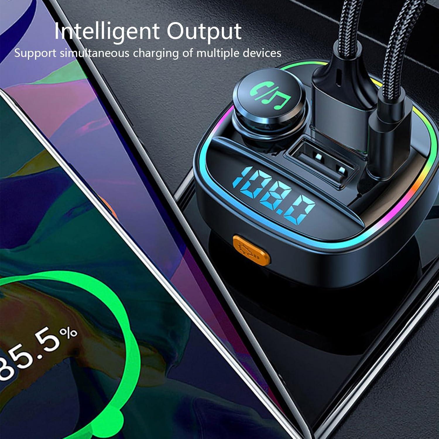 Adaptador Bluetooth USB C EAHOSUCC para coche FM 5.0