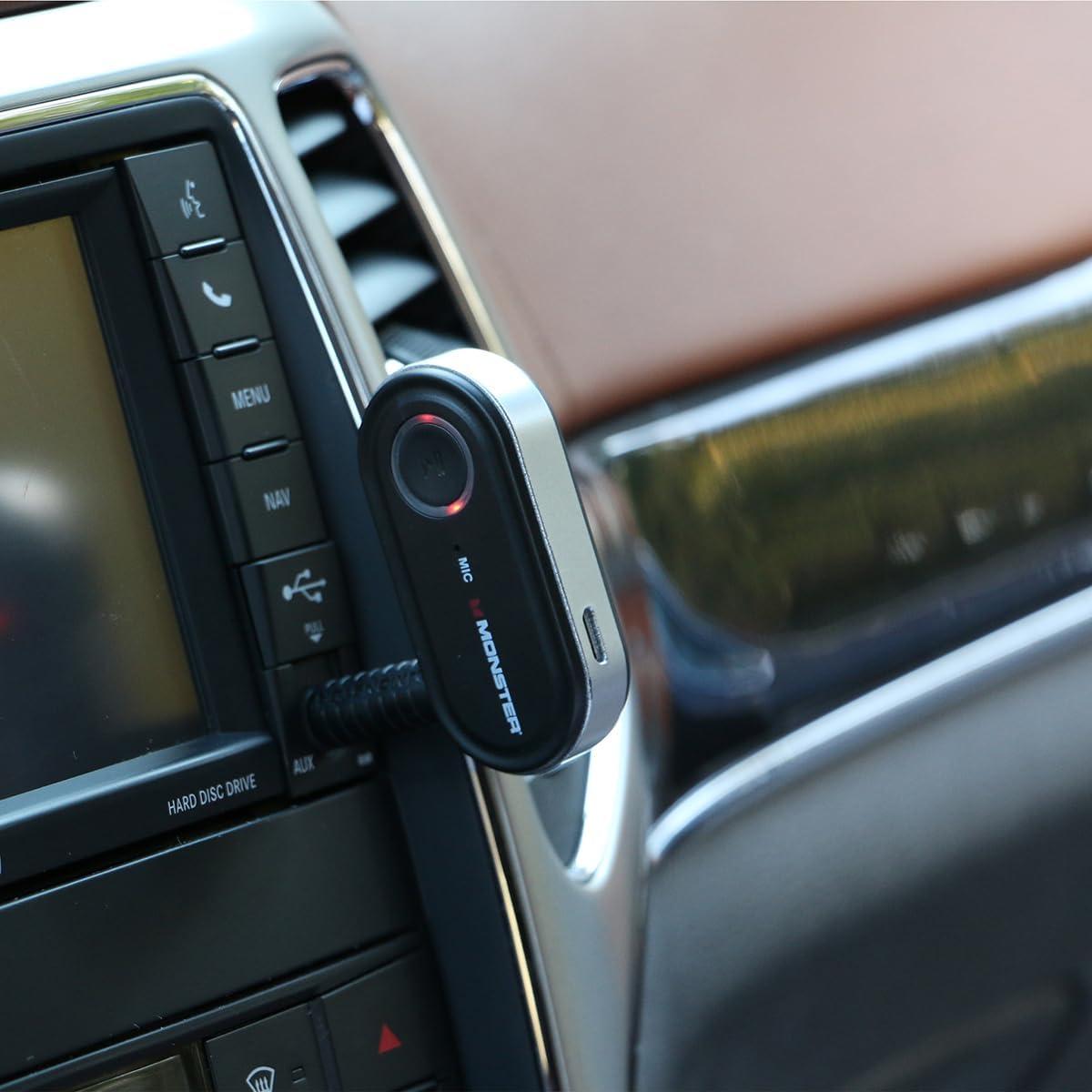 Receptor de Audio Bluetooth Monster WBA9-1008-BLK, 3.5mm, Manos Libres