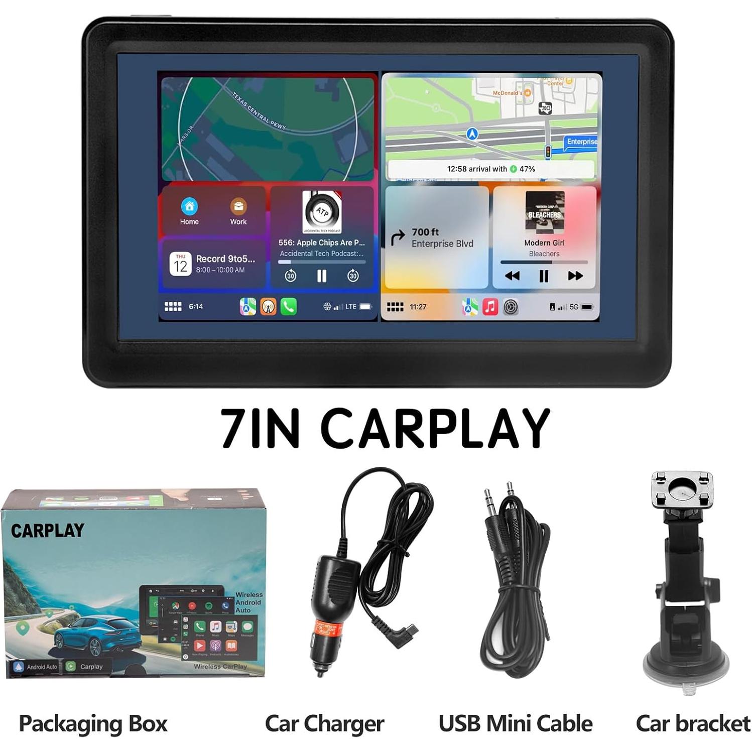 Estéreo de Coche Inalámbrico JOGANVE Q10 con Pantalla 7"