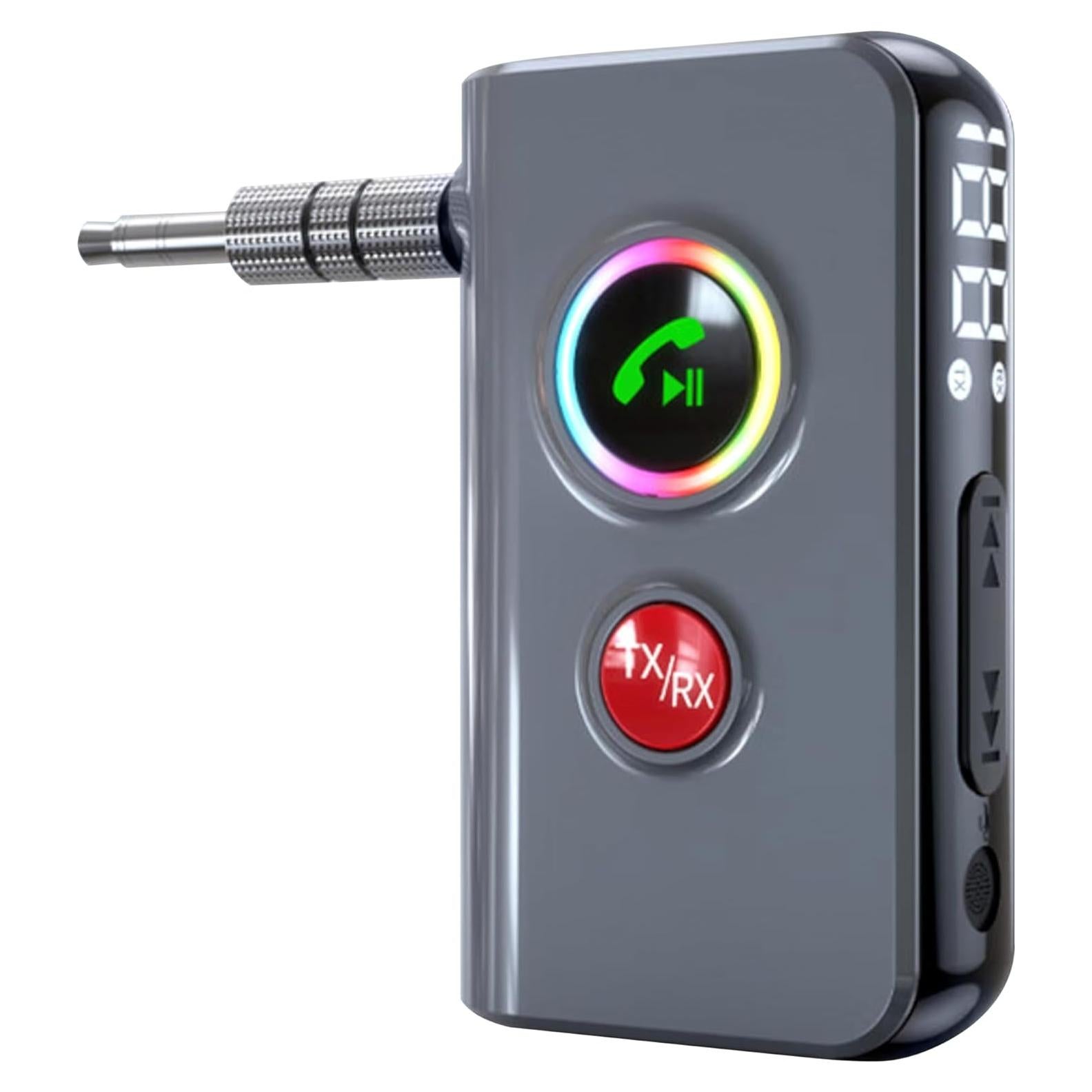 Transmisor y Receptor Bluetooth 5.4 Biaze 2 en 1 AUX 3.5mm