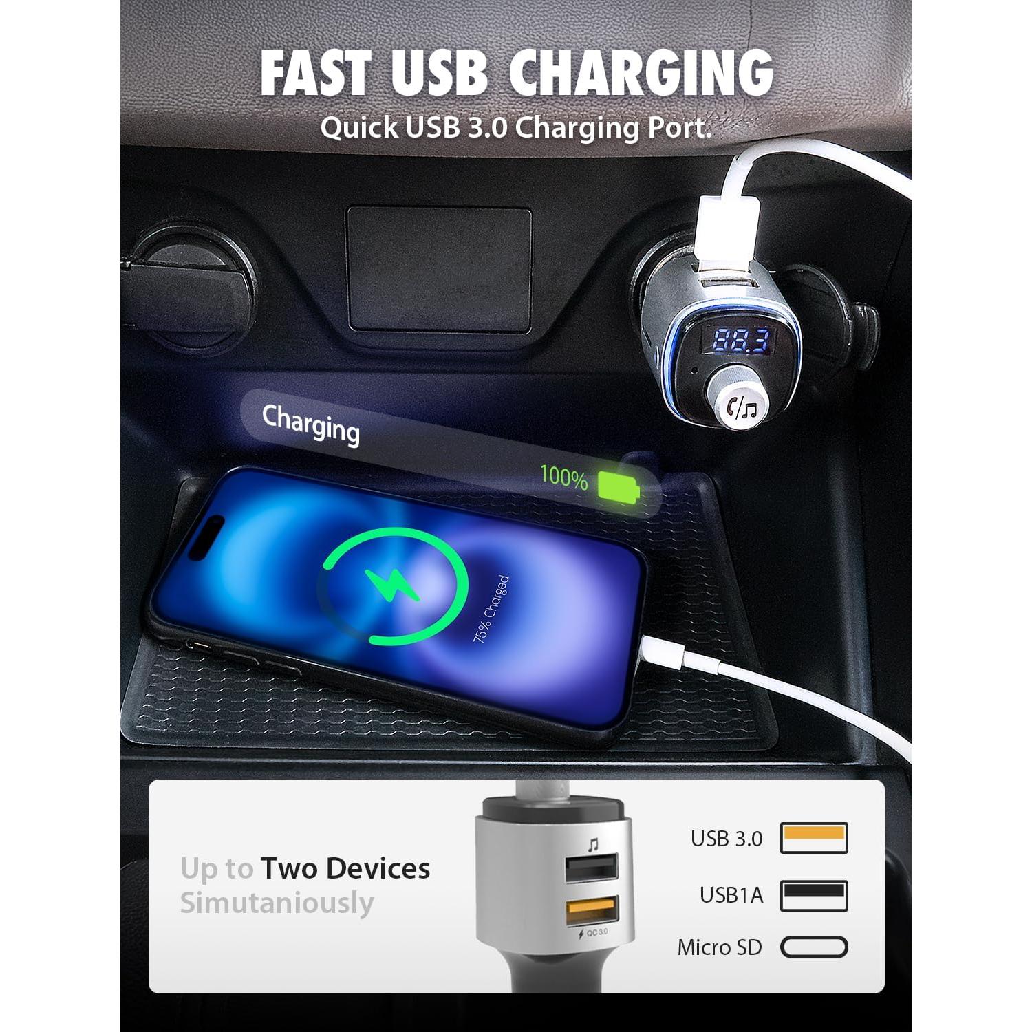 Transmisor FM Bluetooth Bracketron Roadtripper Voice 5.0