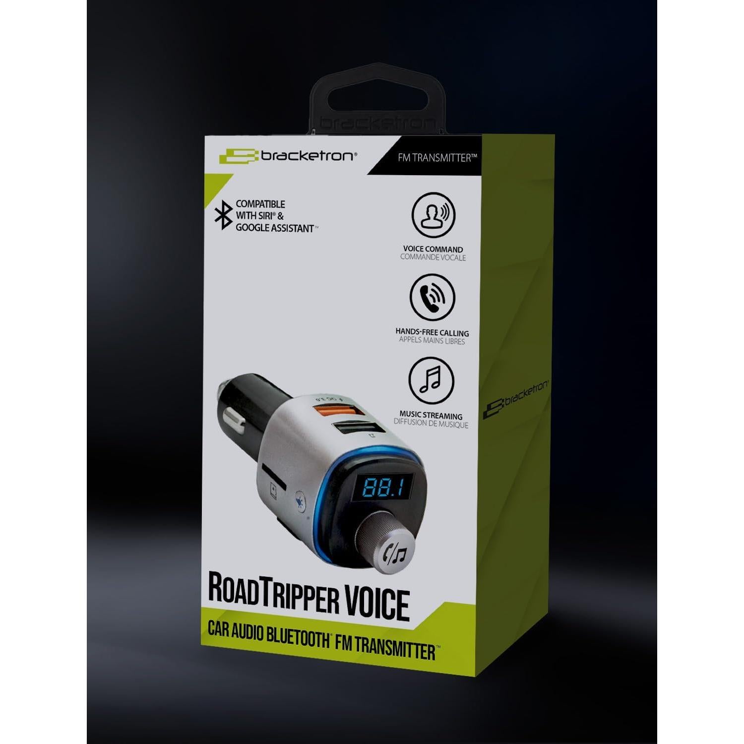 Transmisor FM Bluetooth Bracketron Roadtripper Voice 5.0