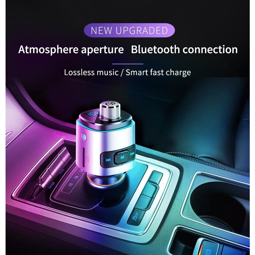 Transmisor FM Bluetooth 5.0 Couraglazer BC42 Carga Rápida USB