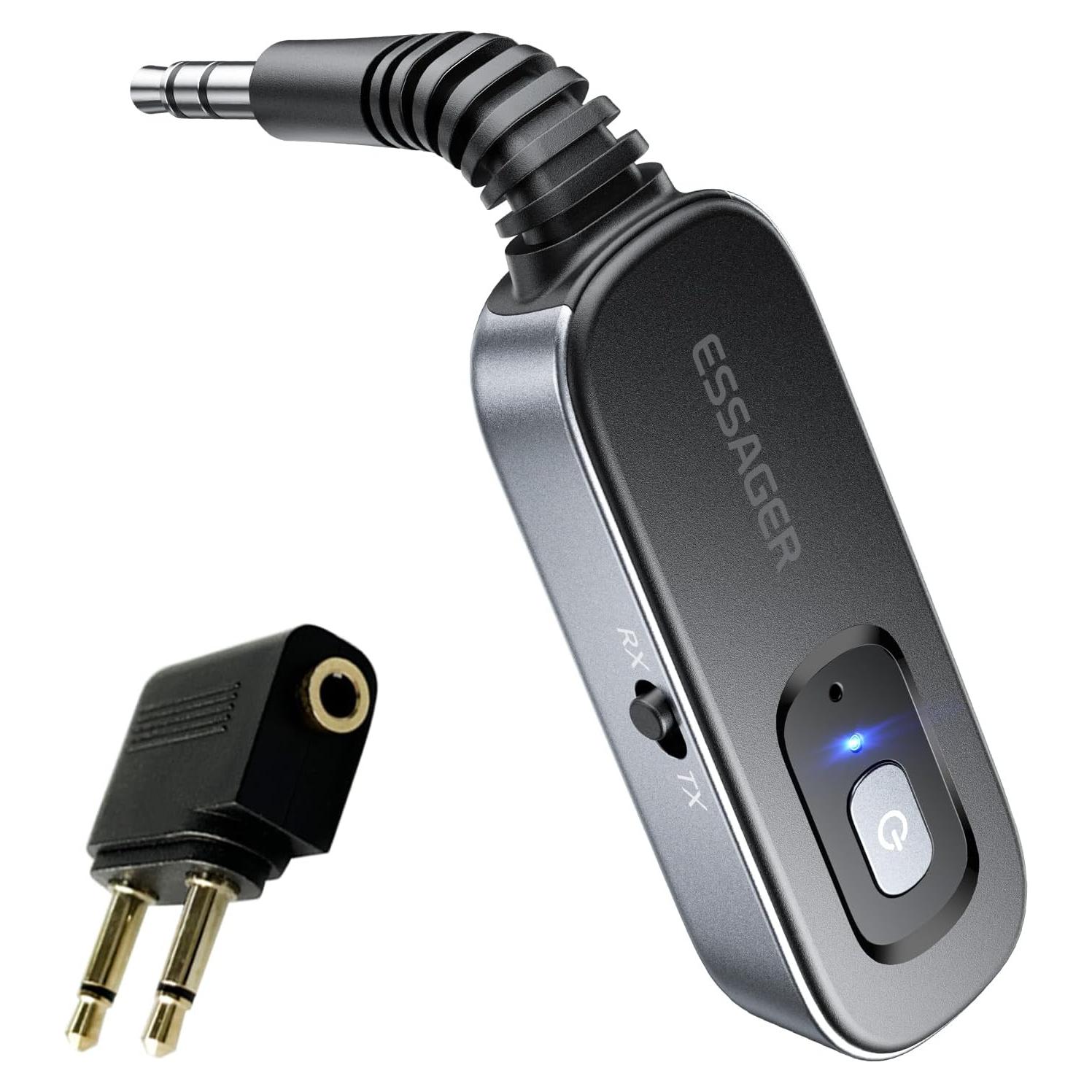 Receptor Bluetooth ESSAGER 2-en-1 con cancelación de ruido