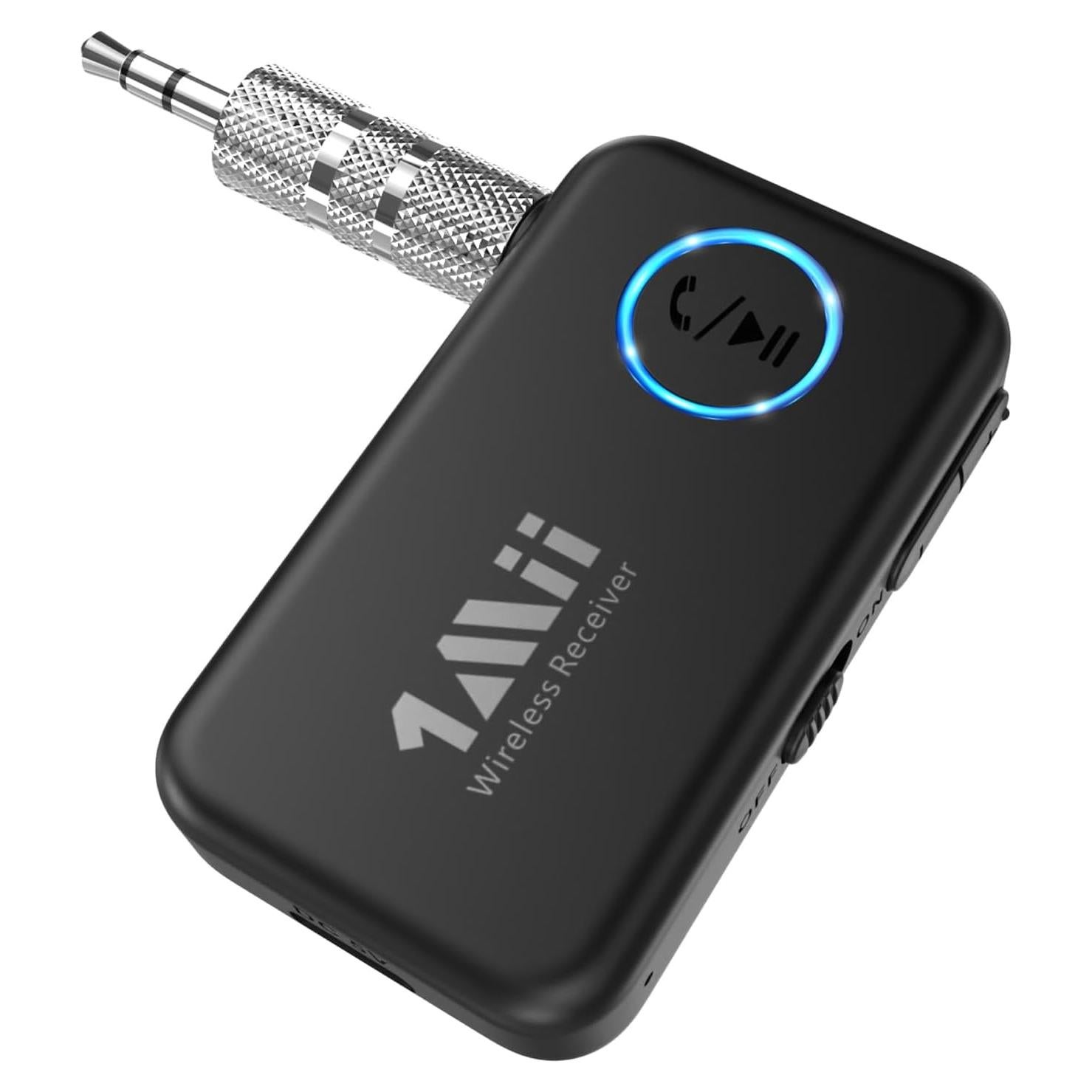 Receptor Bluetooth 1Mii ML100 para Auto y Casa, 16H Batería