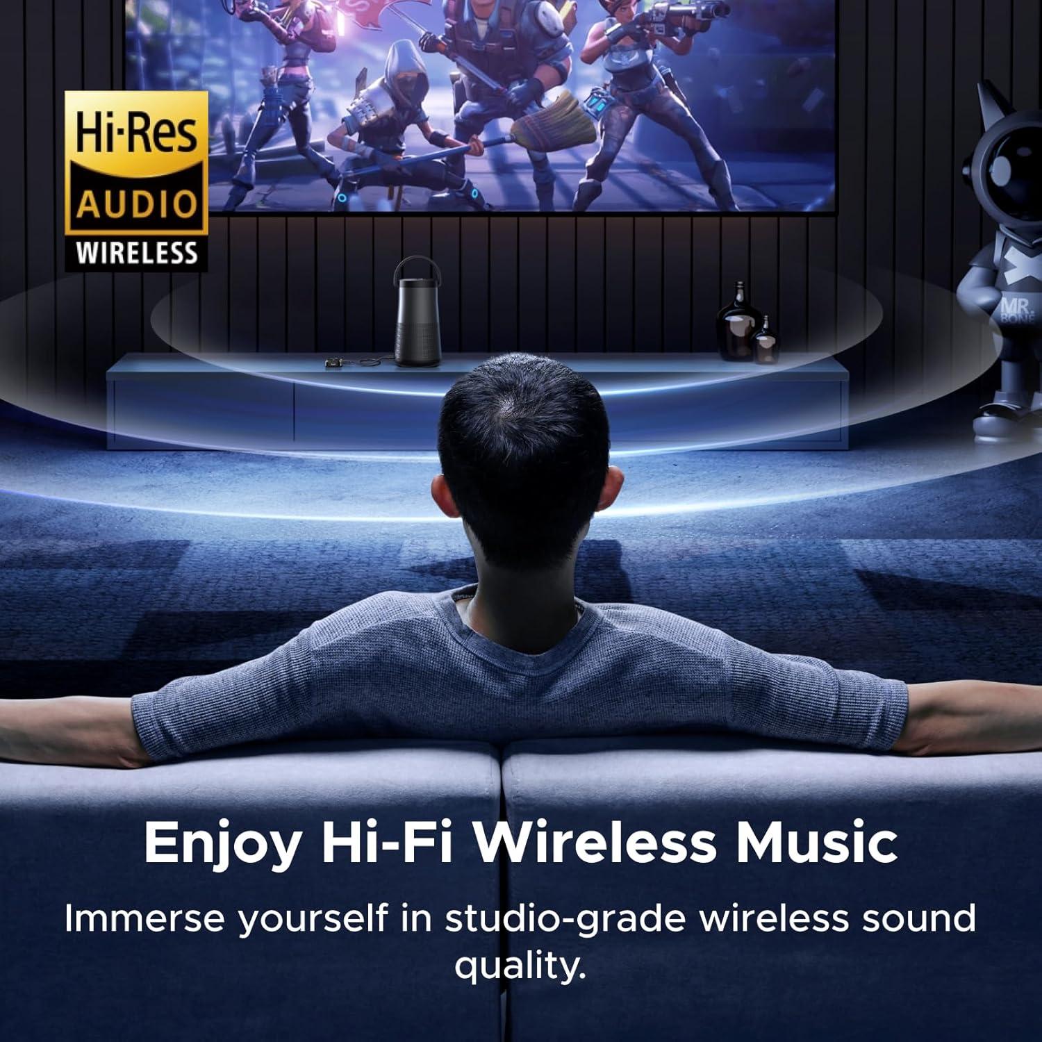 Receptor Bluetooth 6.0 UGREEN con LDAC y 17H de batería