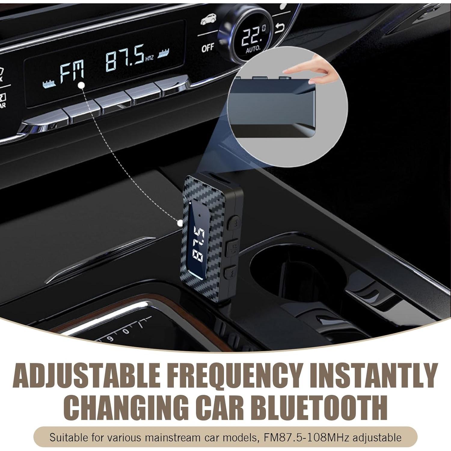 Receptor Bluetooth 5.3 Shakas para coche con AUX y FM