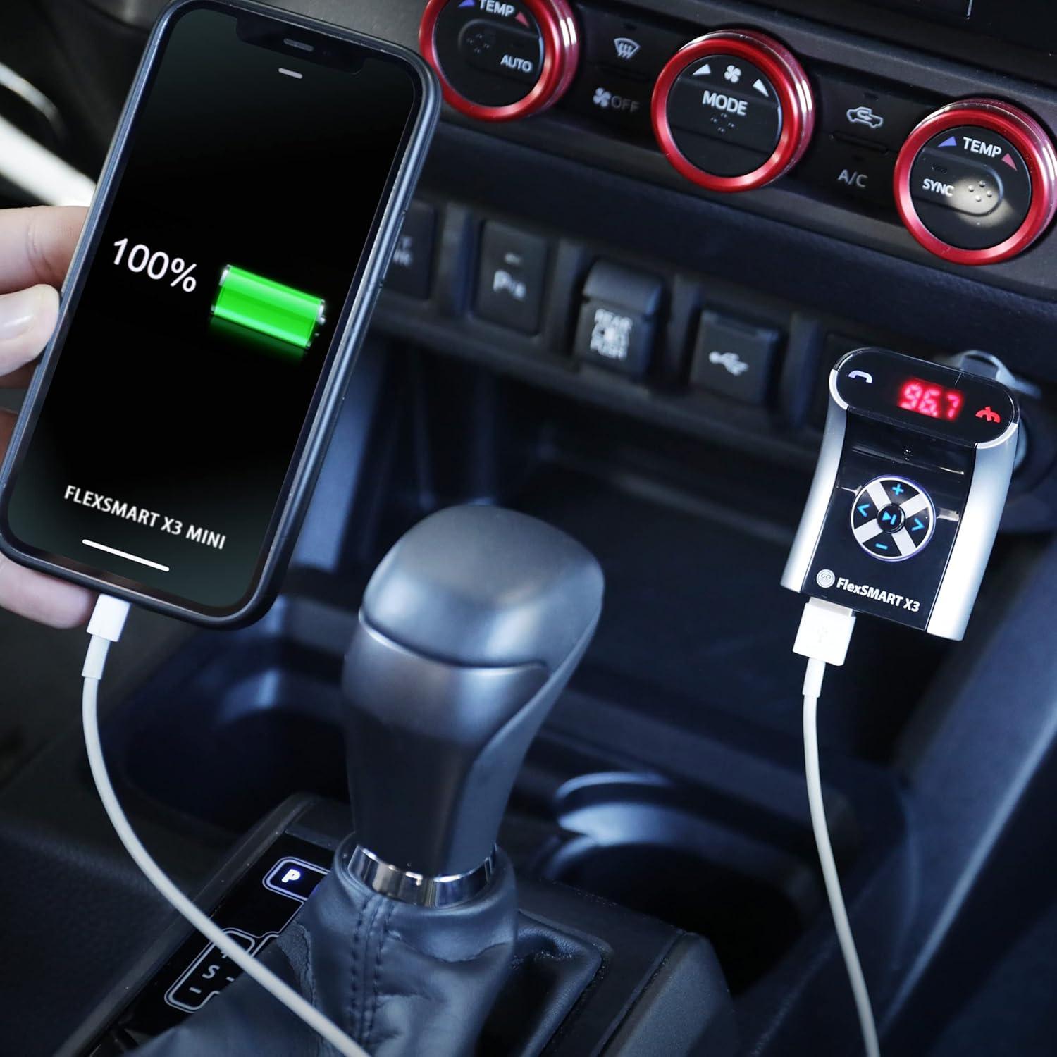 Adaptador Bluetooth GOgroove FlexSMART X3 Mini para Coche