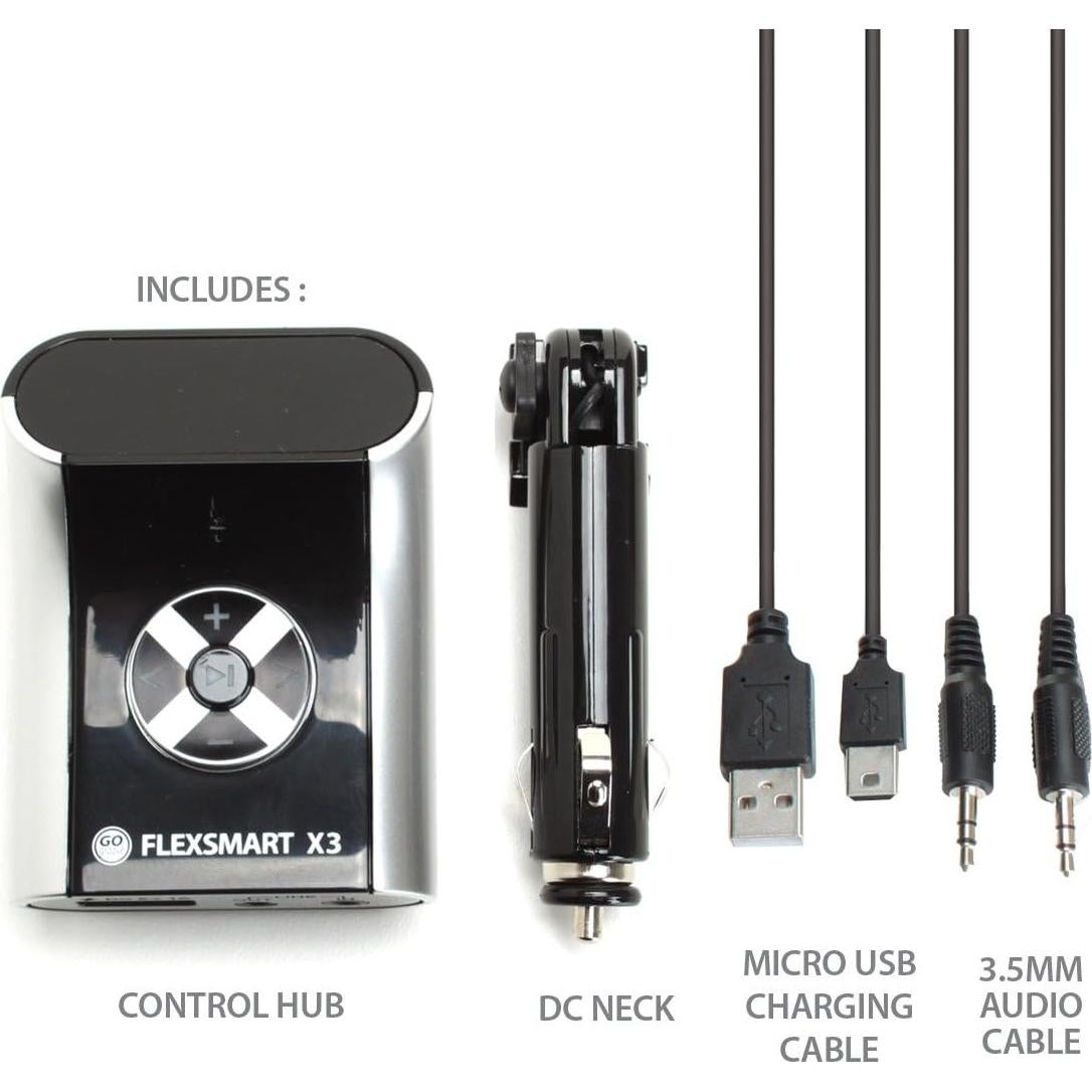 Adaptador Bluetooth GOgroove FlexSMART X3 Mini para Coche
