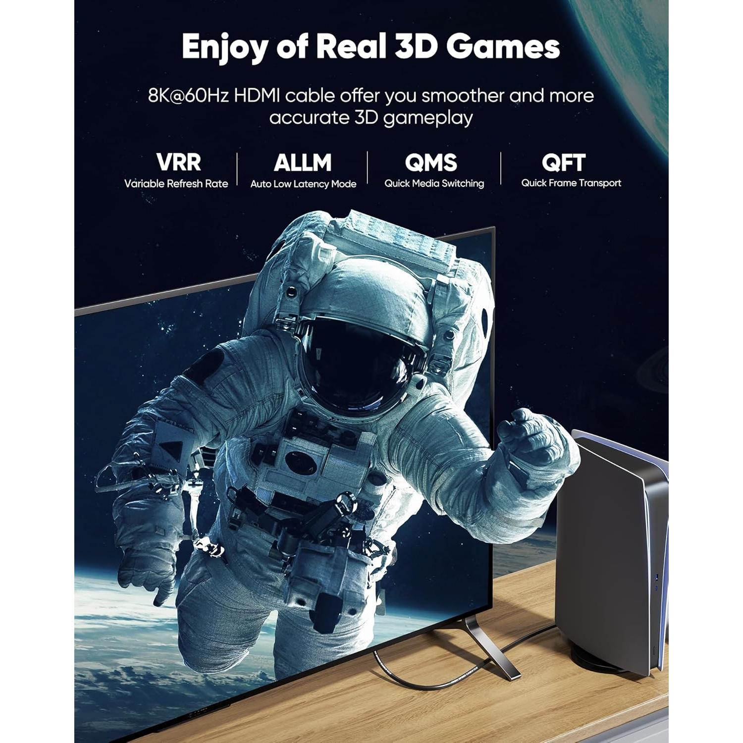 Cable HDMI Highwings 15 pies 8K 4K Ultra Alta Velocidad