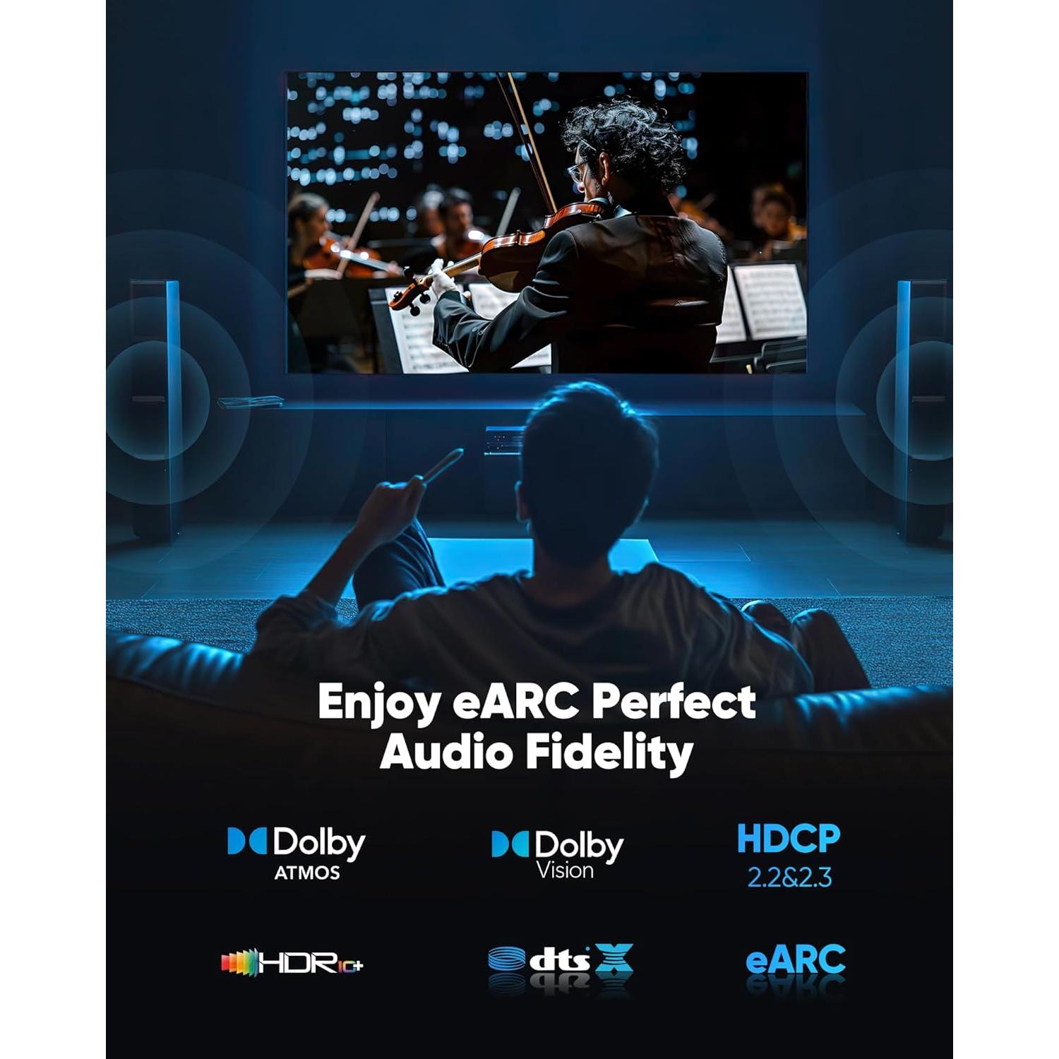 Cable HDMI Highwings 15 pies 8K 4K Ultra Alta Velocidad