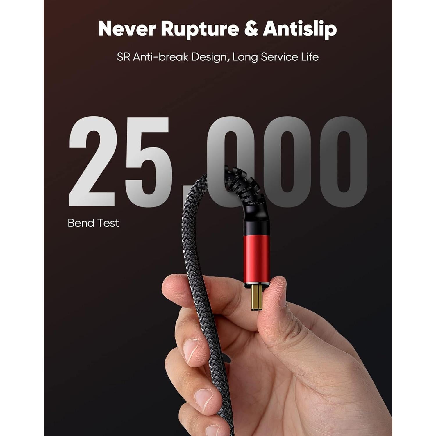 Cable HDMI 2.1 Highwings 8K 2M Trenzado Ultra Alta Velocidad