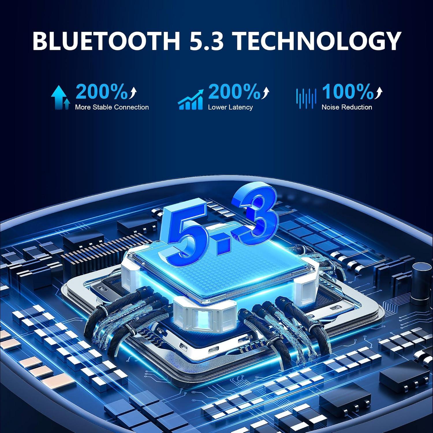 Adaptador Bluetooth 5.3 SONRU para Coche - Audio Estéreo y Manos Libres