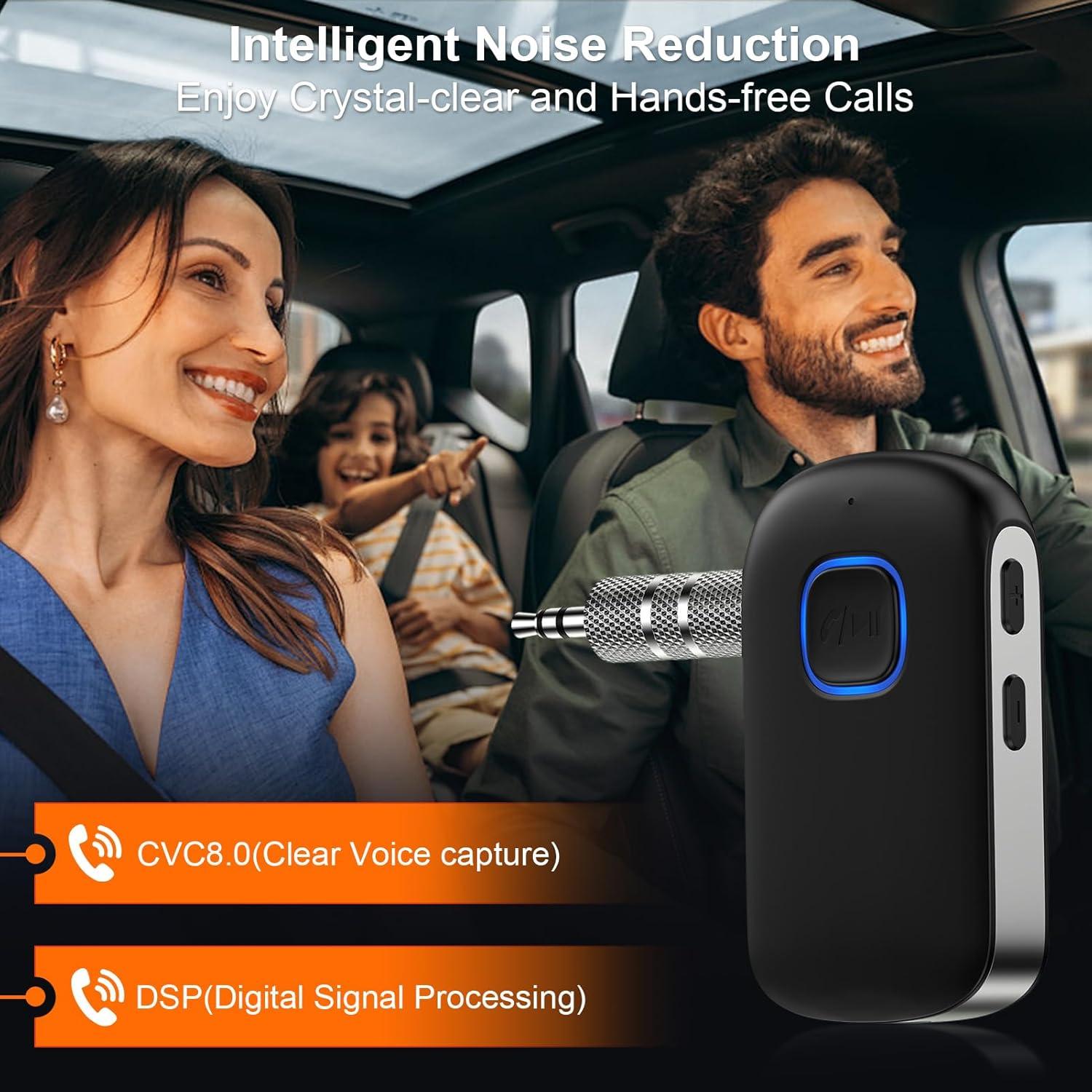 Receptor Bluetooth 5.0 para Coche Dongguan - Adaptador AUX 3.5mm