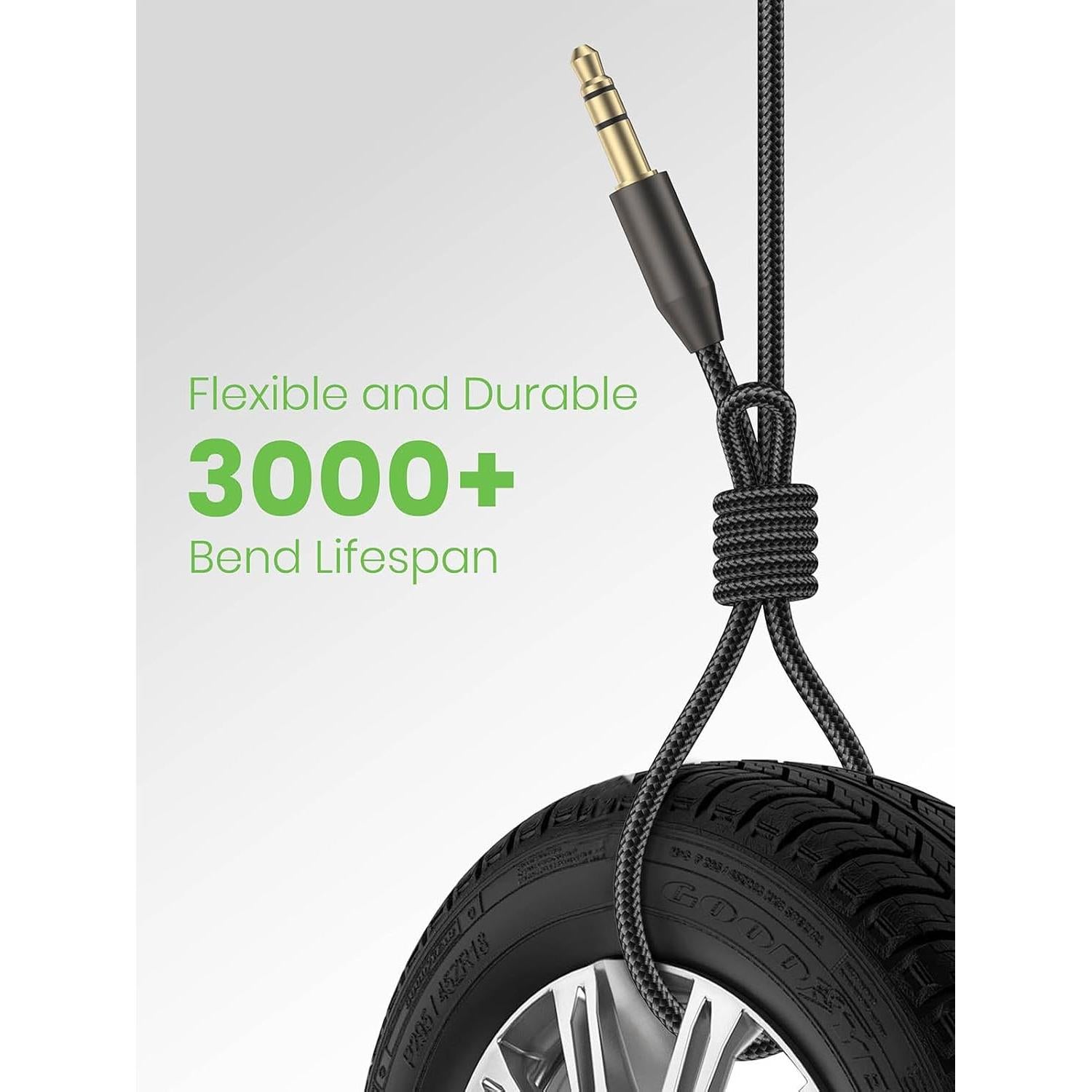 Adaptador Aux Bluetooth 5.4 ZOACHII para Coche, Llamadas Manos Libres