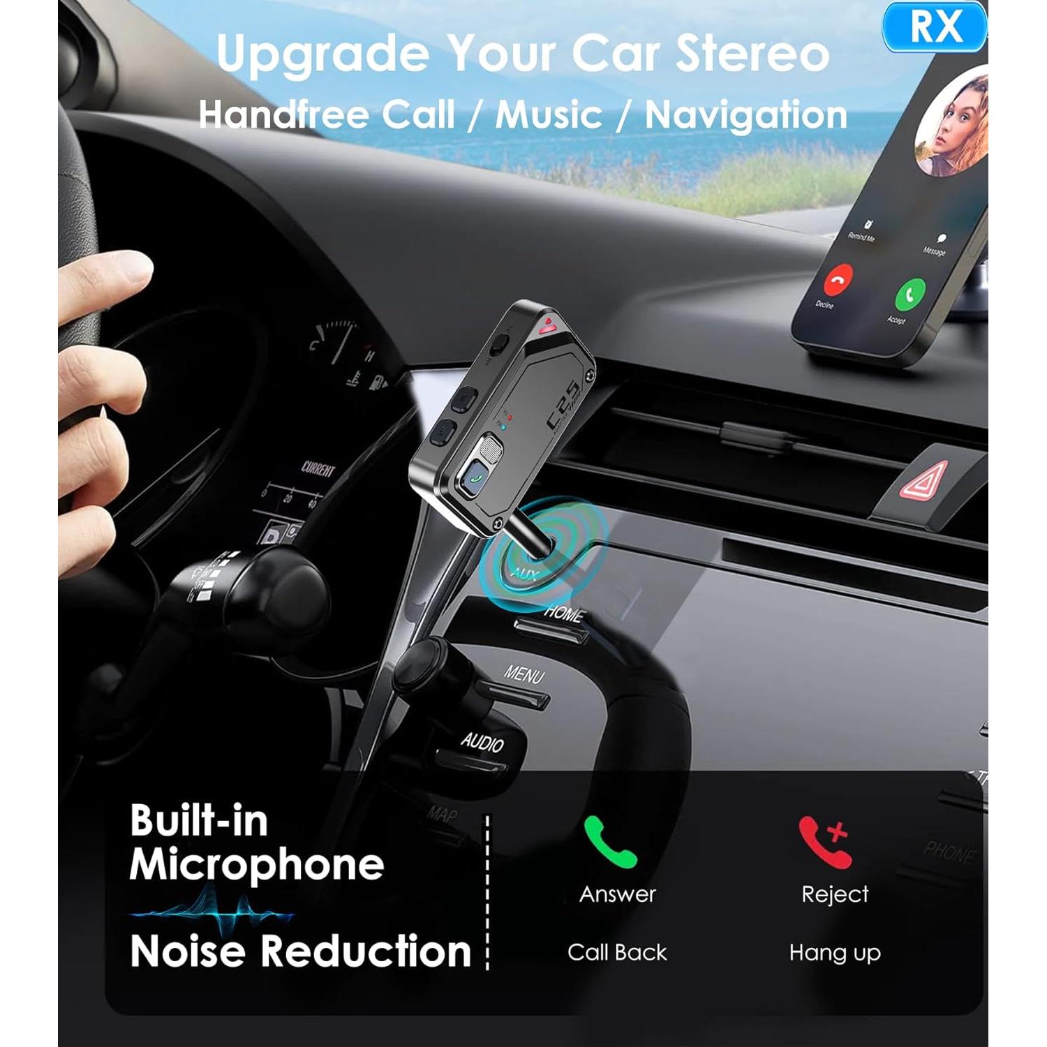 Adaptador Bluetooth KAIY C25 2 en 1 para TV y Auriculares