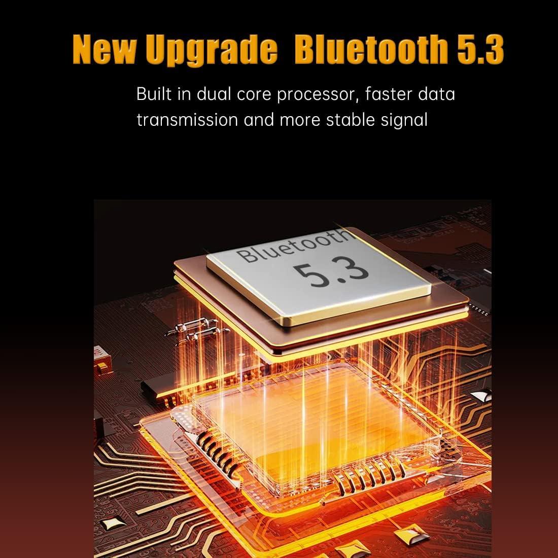 Adaptador de coche Bluetooth 5.3 ILOKEY con pantalla 3.8" HD