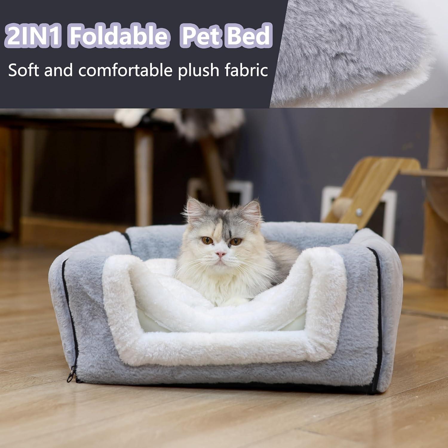 Cama para Gatos OMIVIER Plegable Antideslizante 40x40x38cm