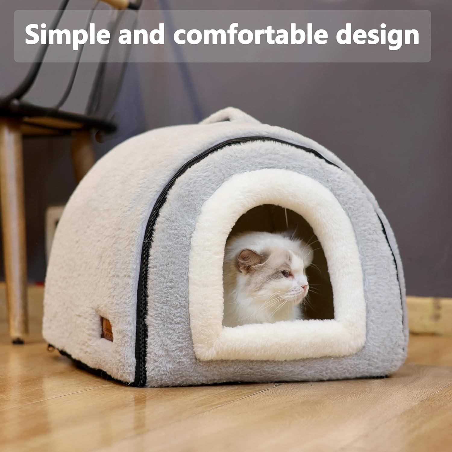 Cama para Gatos OMIVIER Plegable Antideslizante 40x40x38cm