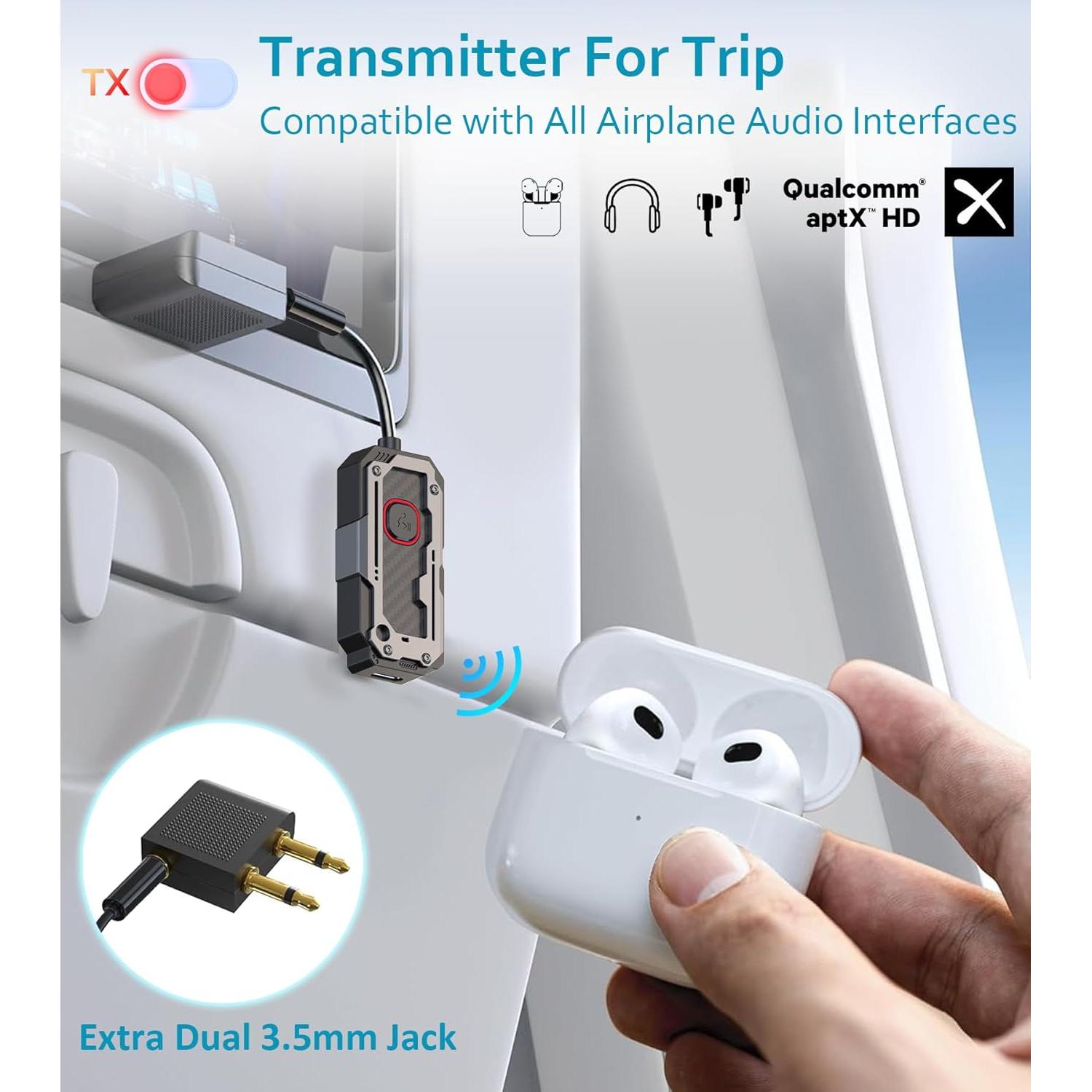 Adaptador Bluetooth 5.3 Dongguan C82 Receptor Transmisor 3.5mm