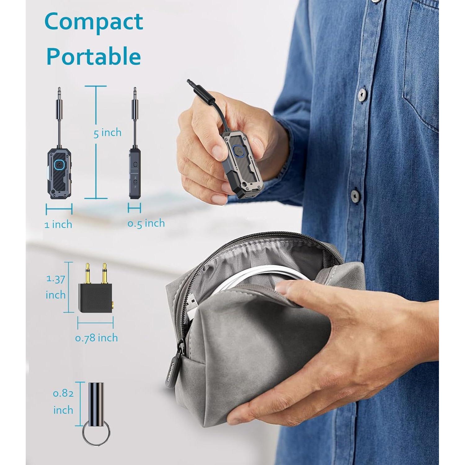 Adaptador Bluetooth 5.3 Dongguan C82 Receptor Transmisor 3.5mm