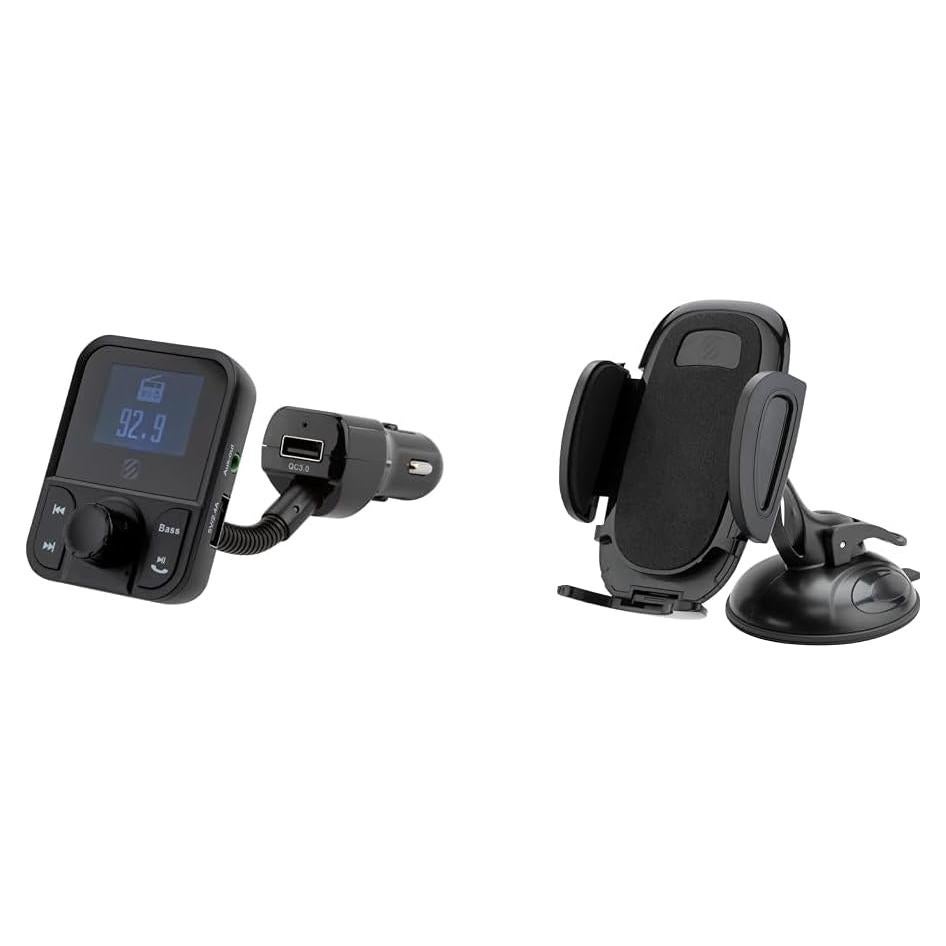 Kit de Coche Bluetooth 5.0 Scosche con Soporte para Teléfono