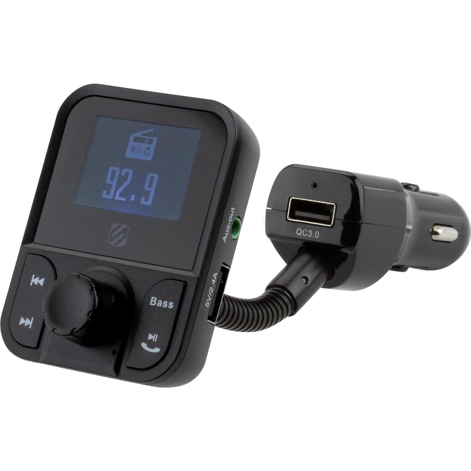 Kit de Coche Bluetooth 5.0 Scosche con Soporte para Teléfono