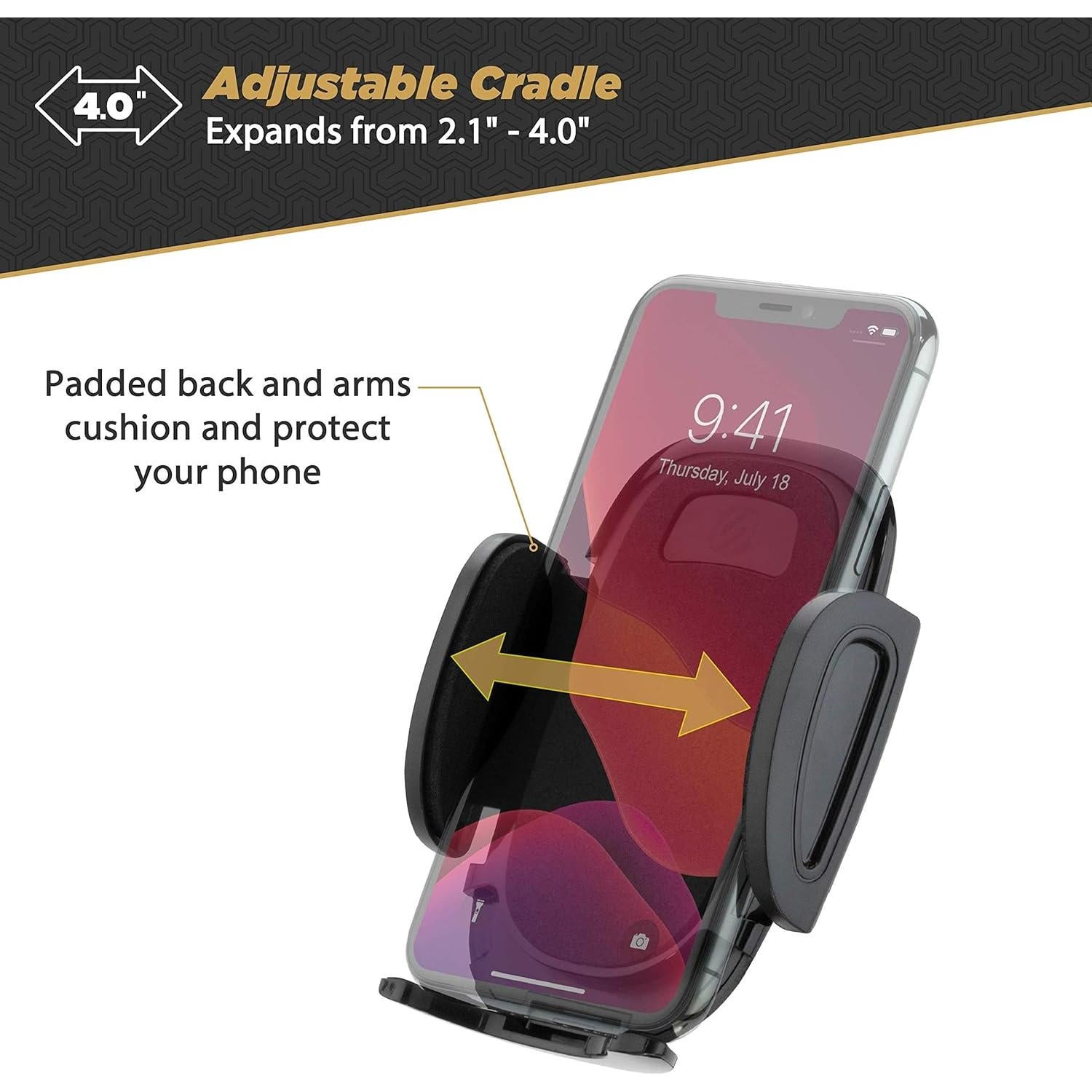 Kit de Coche Bluetooth 5.0 Scosche con Soporte para Teléfono