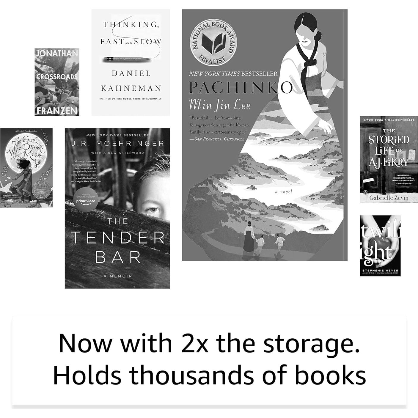 Like-New Kindle (2022 release) – The lightest and most compact Kindle, now with a 6” 300 ppi high-resolution display, and 2x the storage - Black