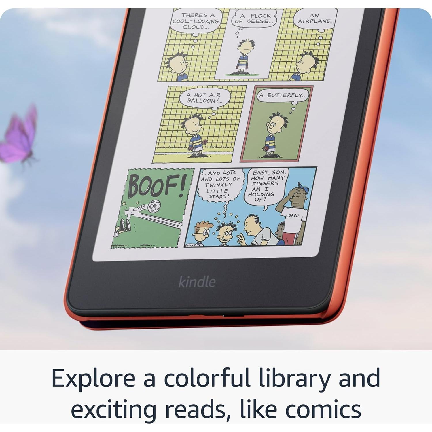 Amazon Kindle Colorsoft Kids 16GB (newest model) – First Kindle for kids in color, with cover - Fantasy River