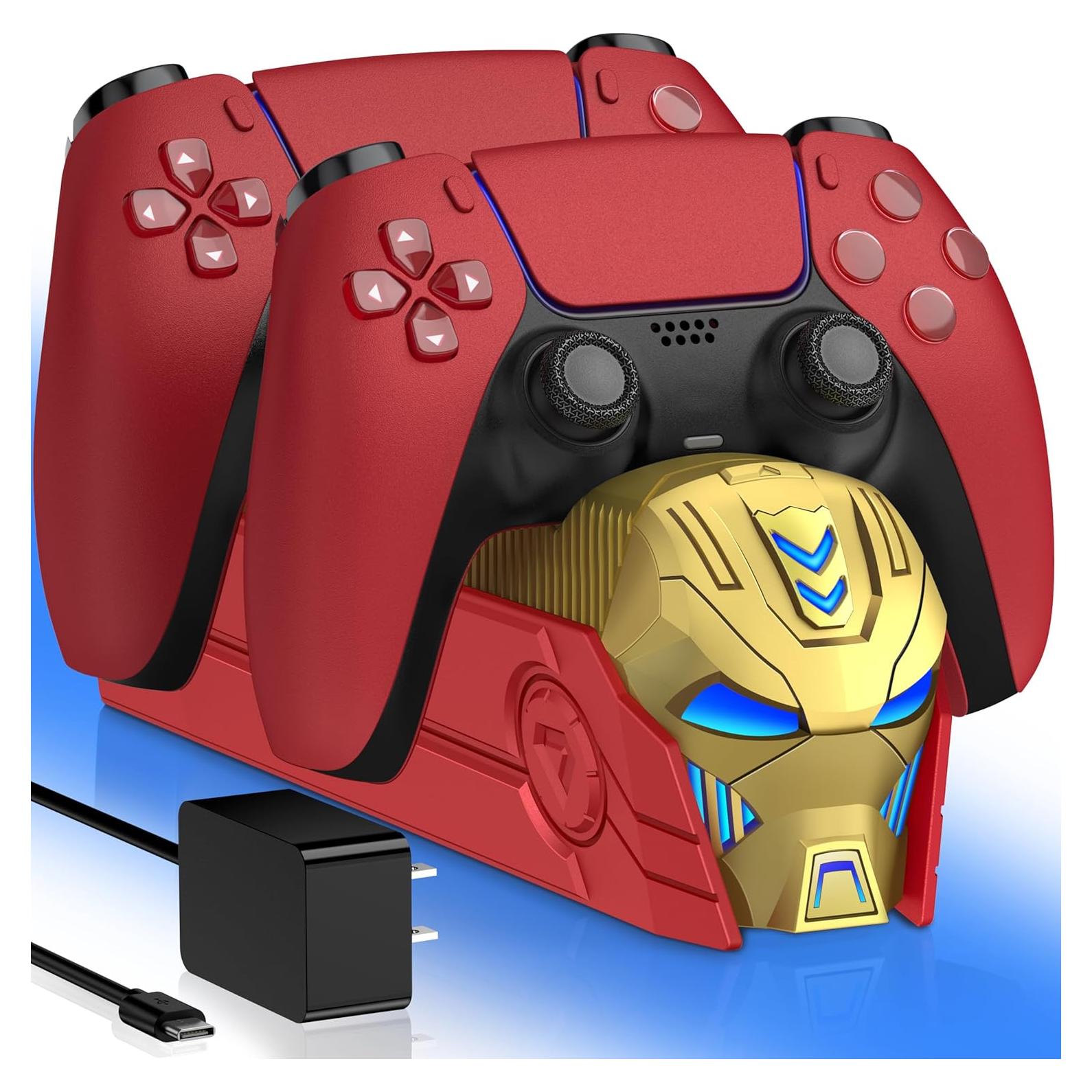 Estación de Carga Rápida PS5 DualSense/Edge con LED