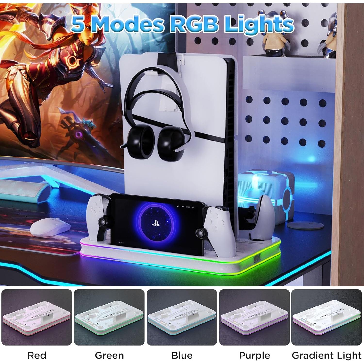 Soporte de Carga y Enfriamiento Vilante para PS5/PS5 Slim/Pro