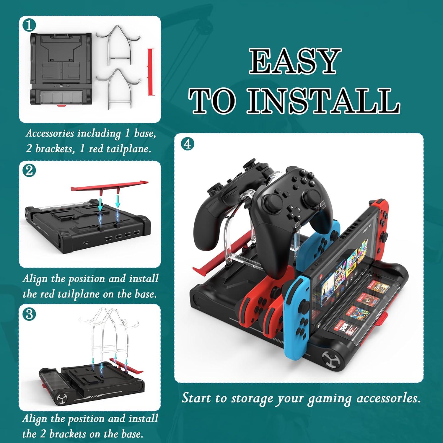 Estación de Acoplamiento Starry para Nintendo Switch 4K HDMI